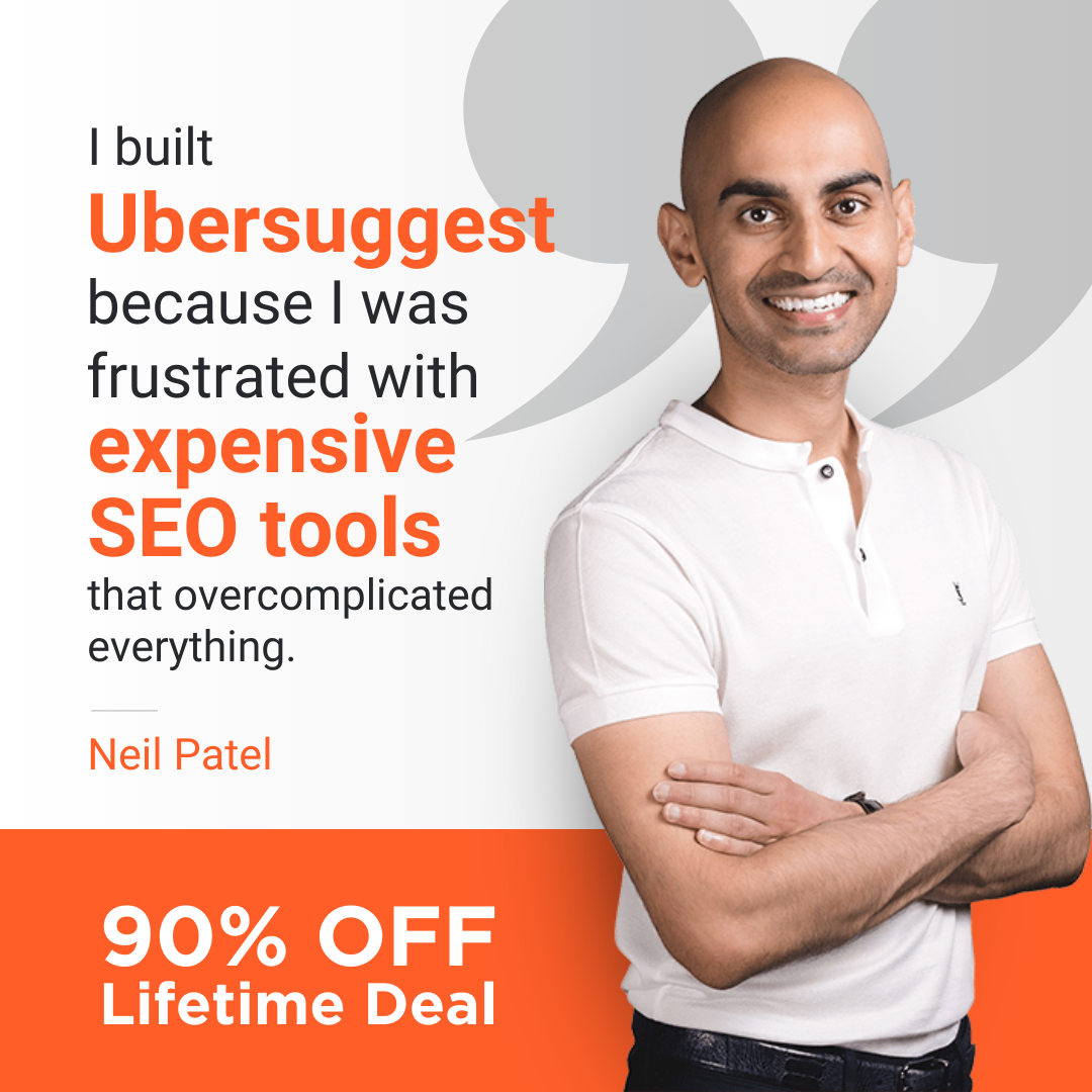 Neil Patel Facebook ad