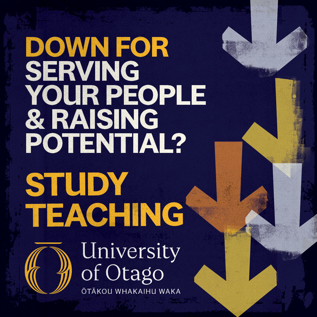 University of Otago Facebook ad: Study Teaching at Otago