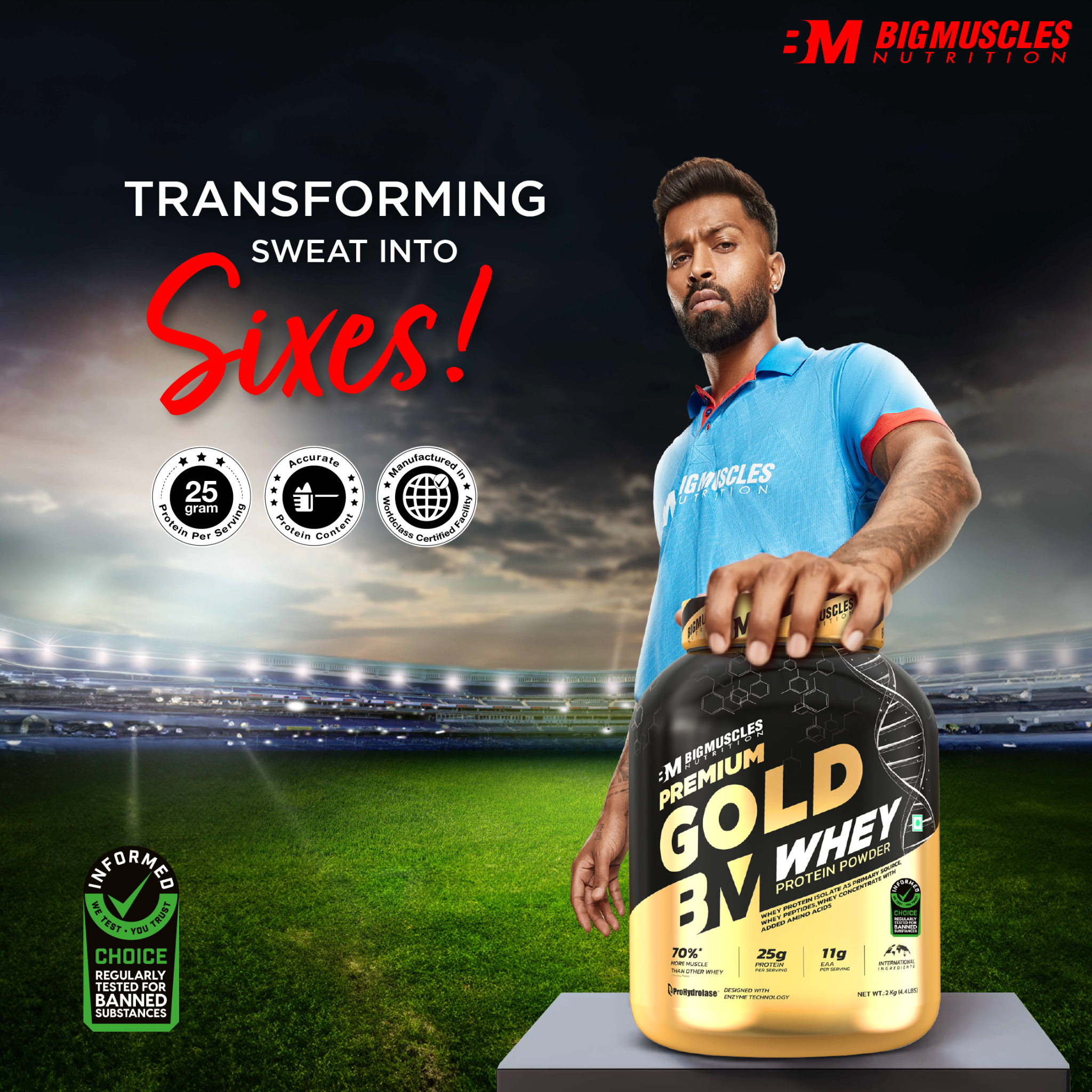 BigMuscles Nutrition Facebook ad
