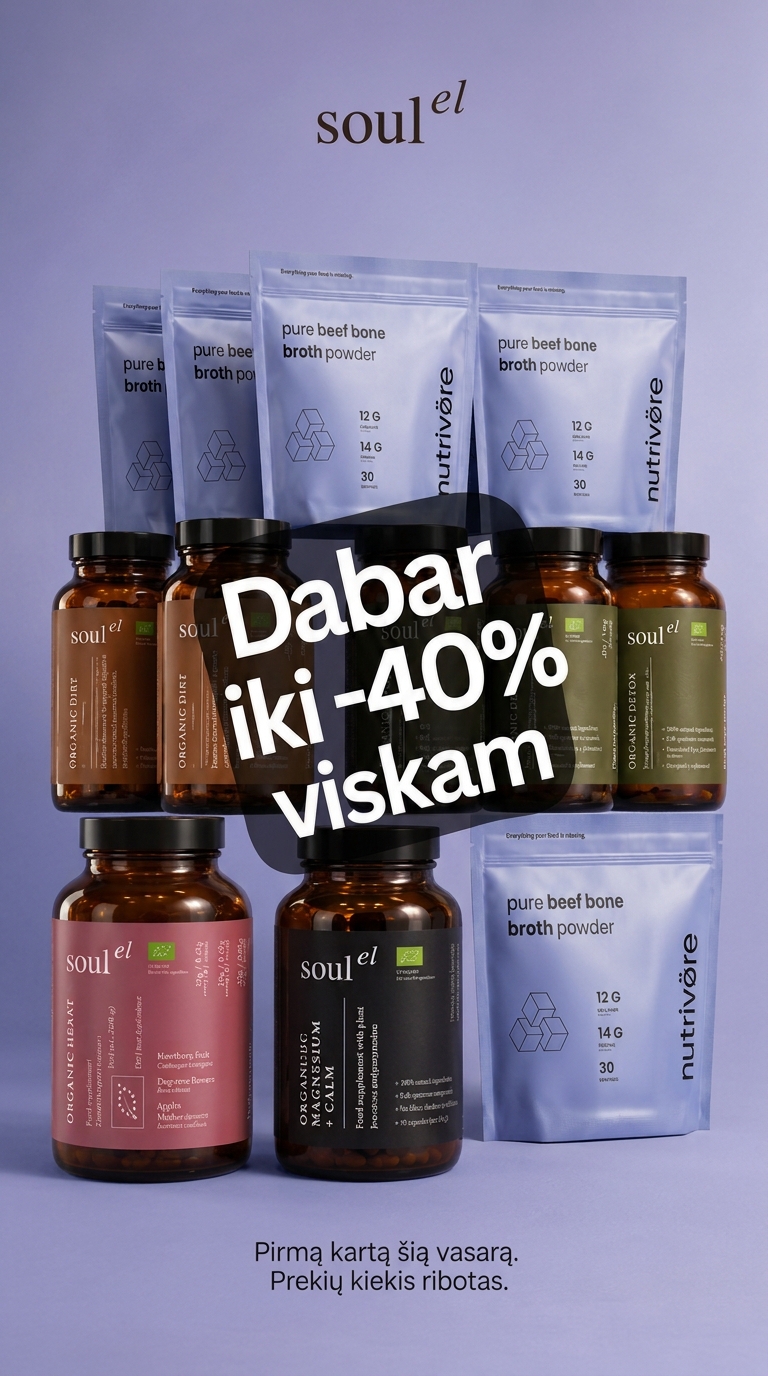 Soulel Facebook ad: VISKAM IKI -40%