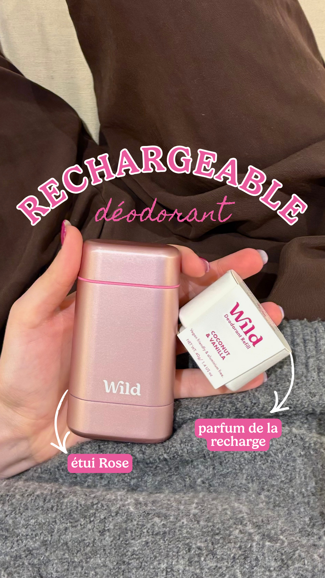Wild Facebook ad: Déo coup de coeur - Wild efficace et naturel
