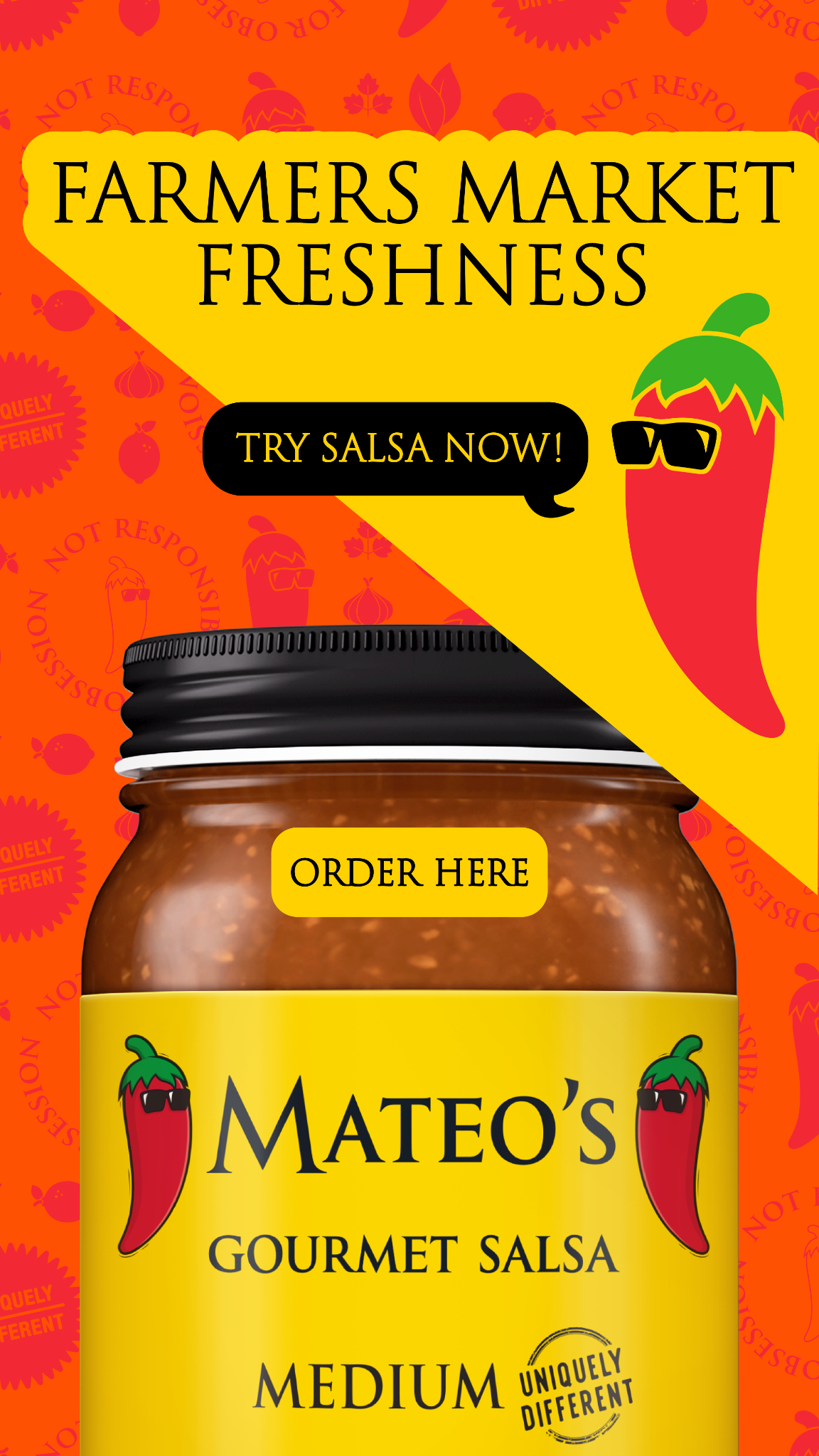 Mateo's Gourmet Salsa Facebook ad from Jan 12, 2026