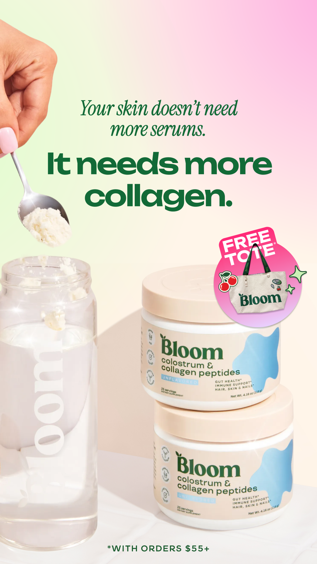Bloom Nutrition Facebook ad