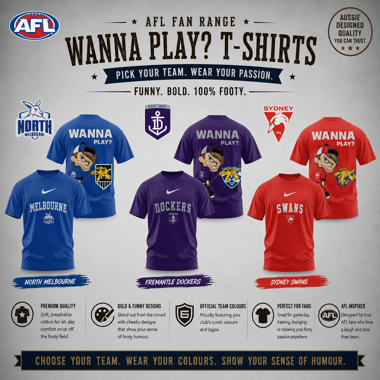 AFL Footy Fans Facebook ad