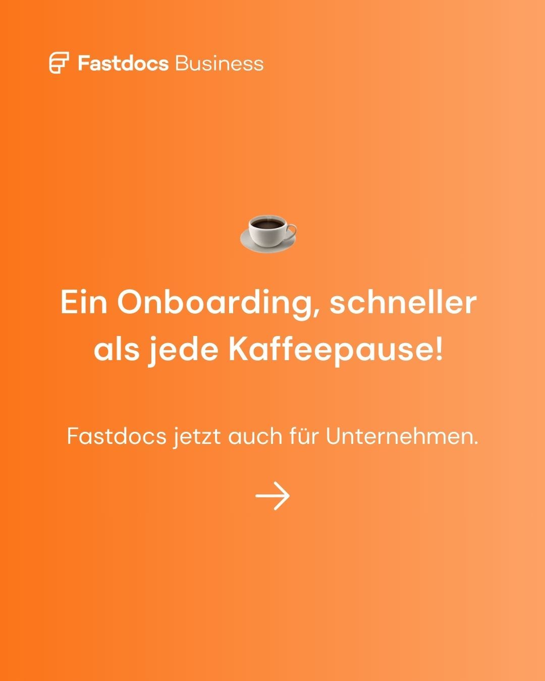 Fastdocs.de Facebook ad: Fastdocs jetzt auch für Unternehmen!
