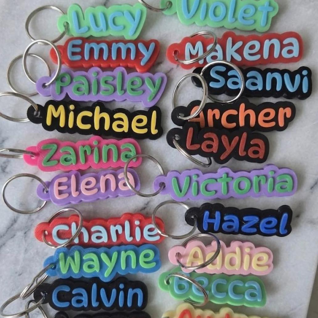 3Dprint Aruba Facebook ad: keychains