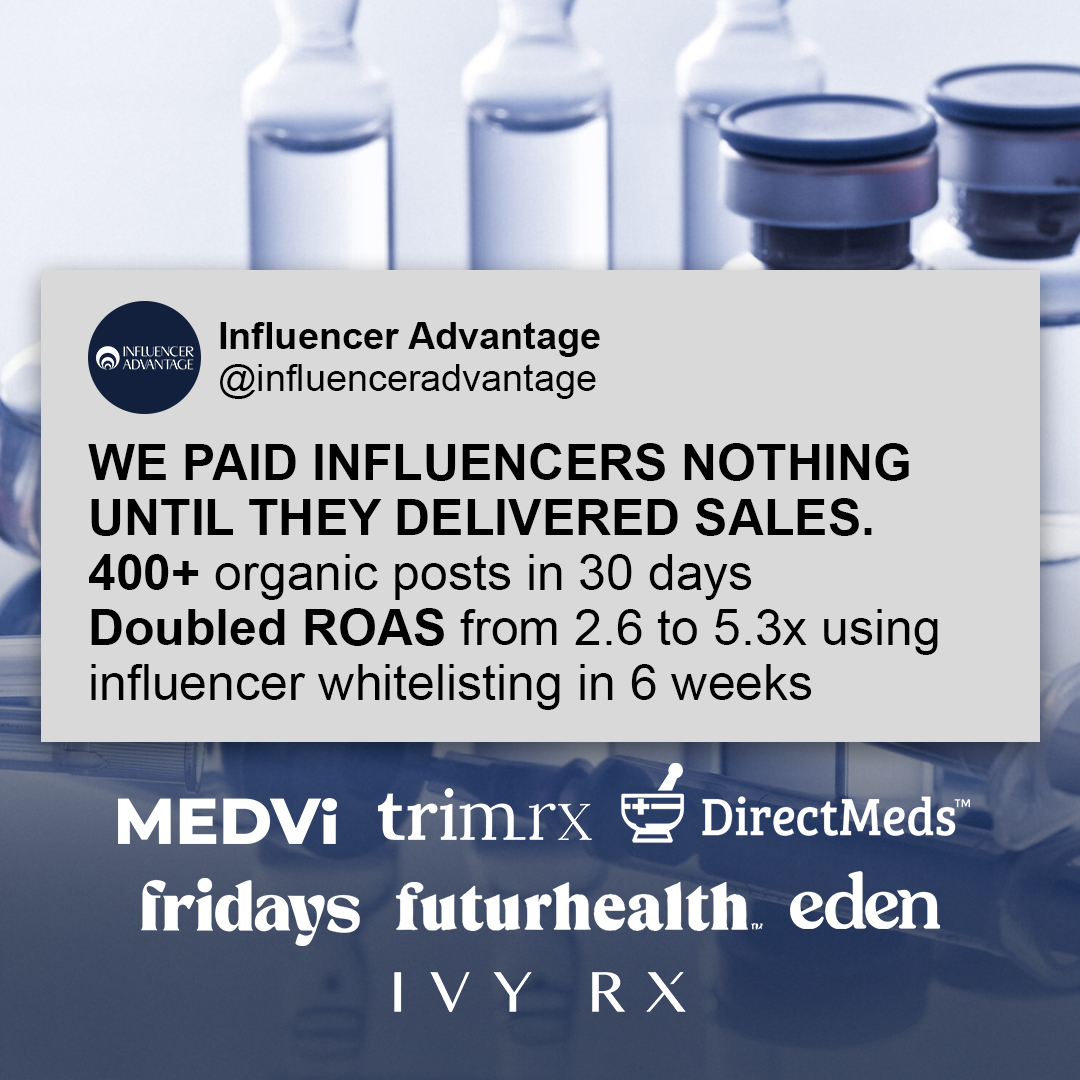 Influencer Advantage Facebook ad