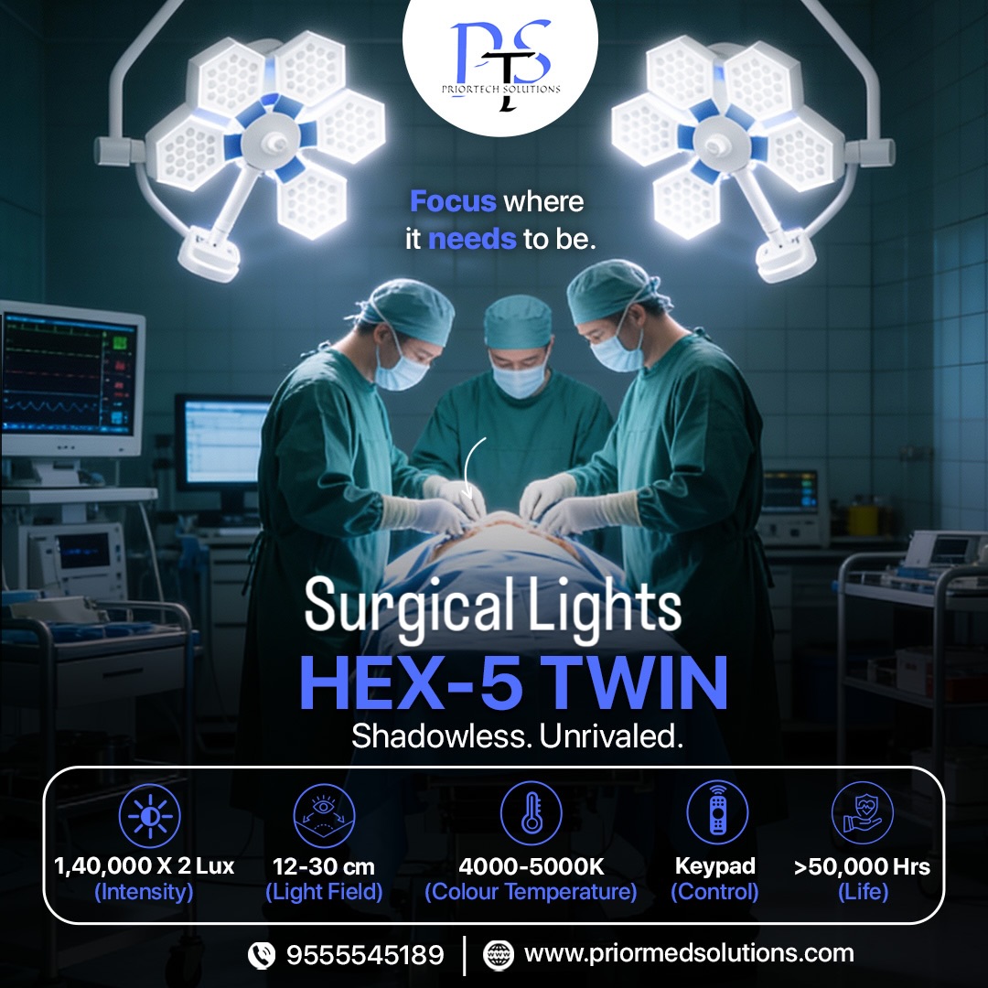 Priortech Solutions Facebook ad: Transform Your Medical Setup with Priortech Solutions!