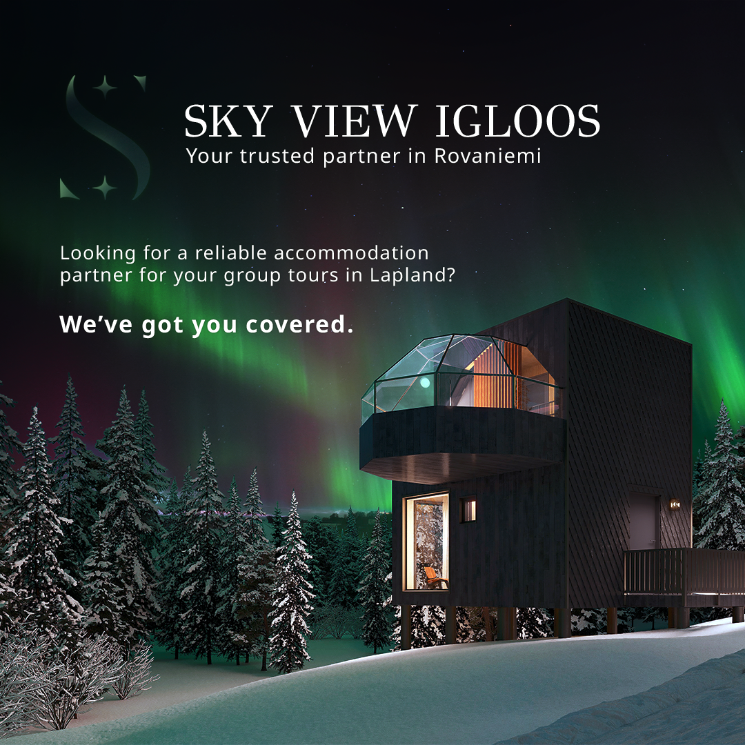 SkyView Igloos Facebook ad