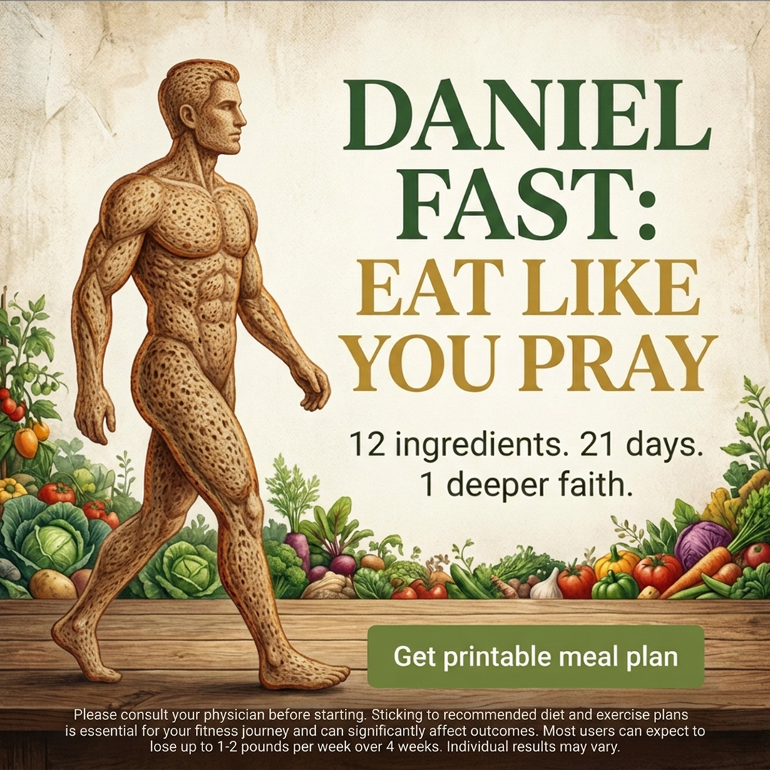 Daniel Fast Diet Plan Facebook ad: Start Your Daniel Fast Challenge