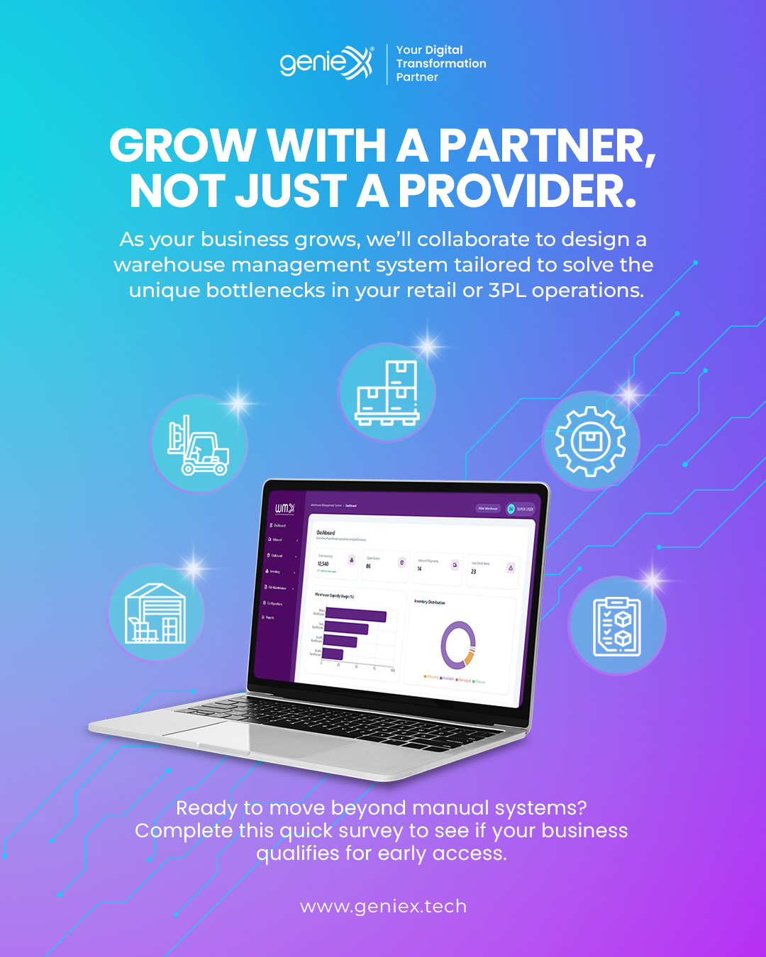 GenieX Facebook ad