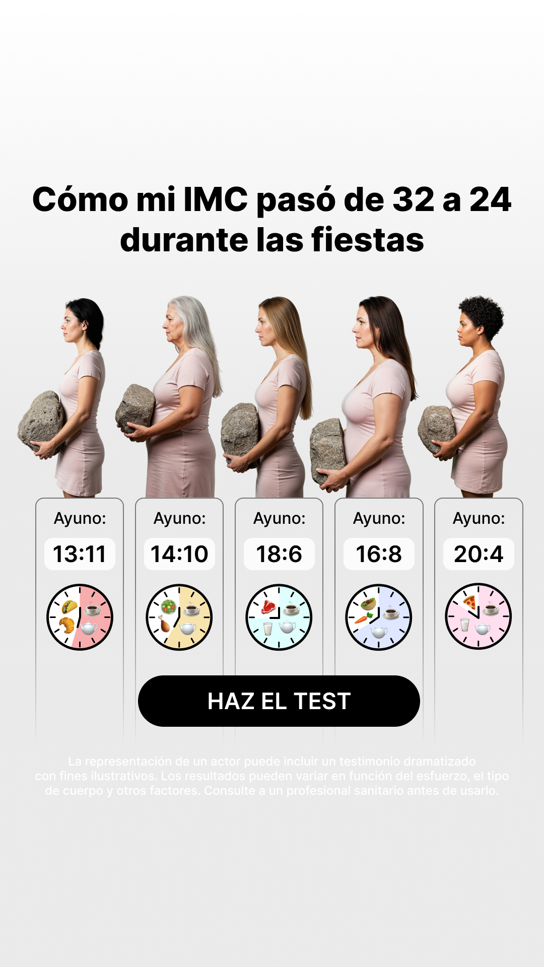 Reverse Health ES Facebook ad: 2 cupos disponibles para el Reinicio de Ayuno de Año Nuevo