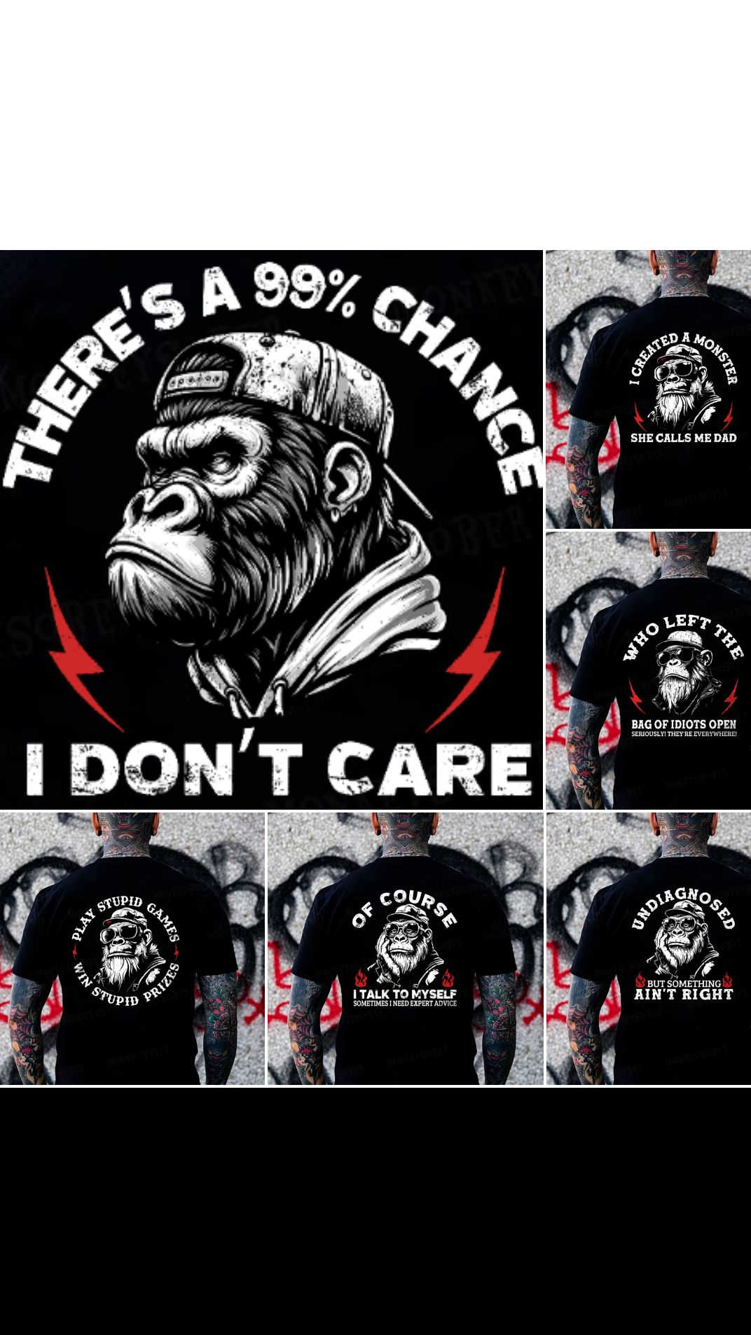 Monkeysober Store Facebook ad: WHICH ONE IS YOU?