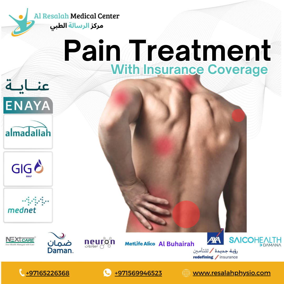 Al Resalah Medical Center LLC SP Facebook ad: Pain Relief Without Surgery or Medicine