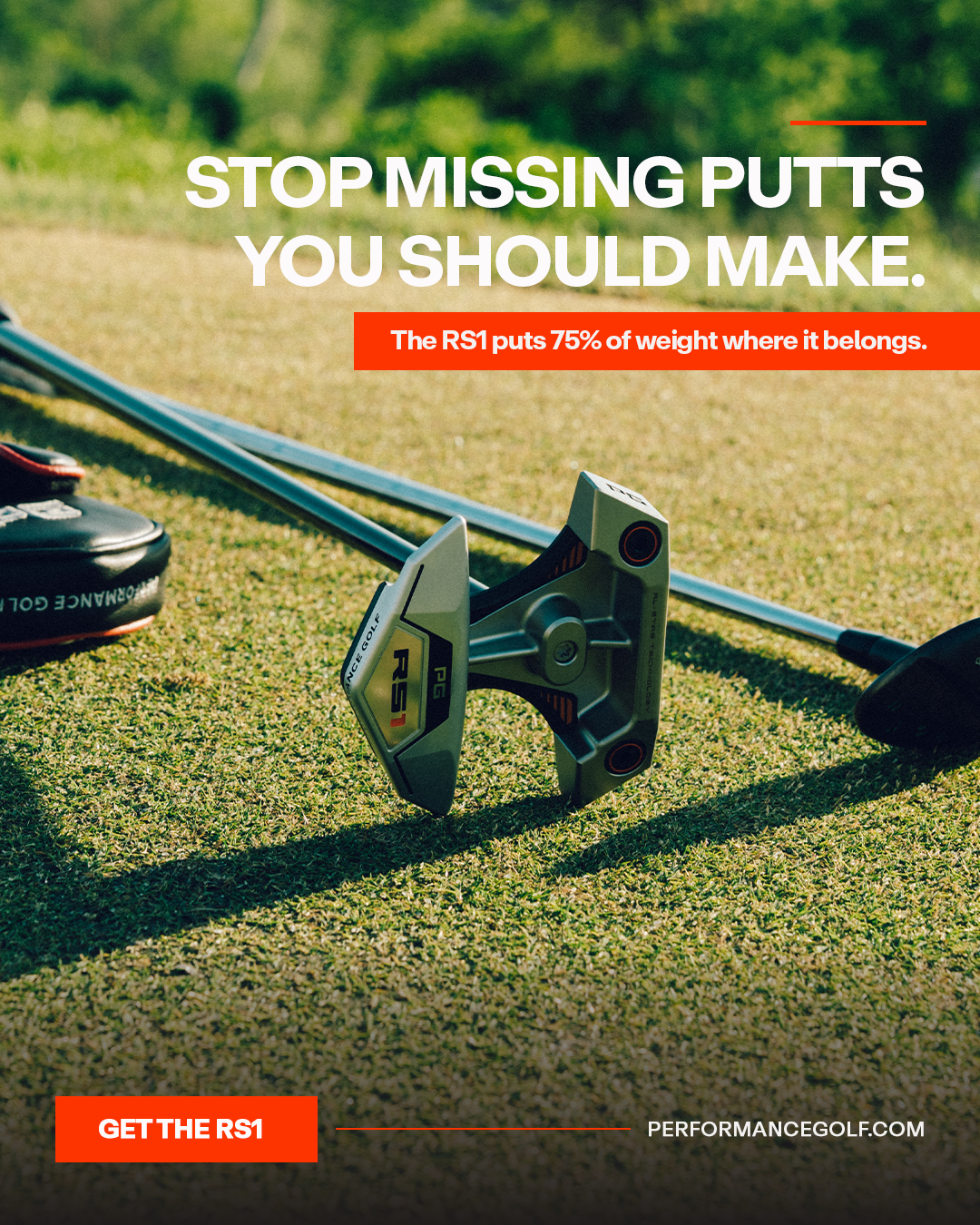 Performance Golf Facebook ad