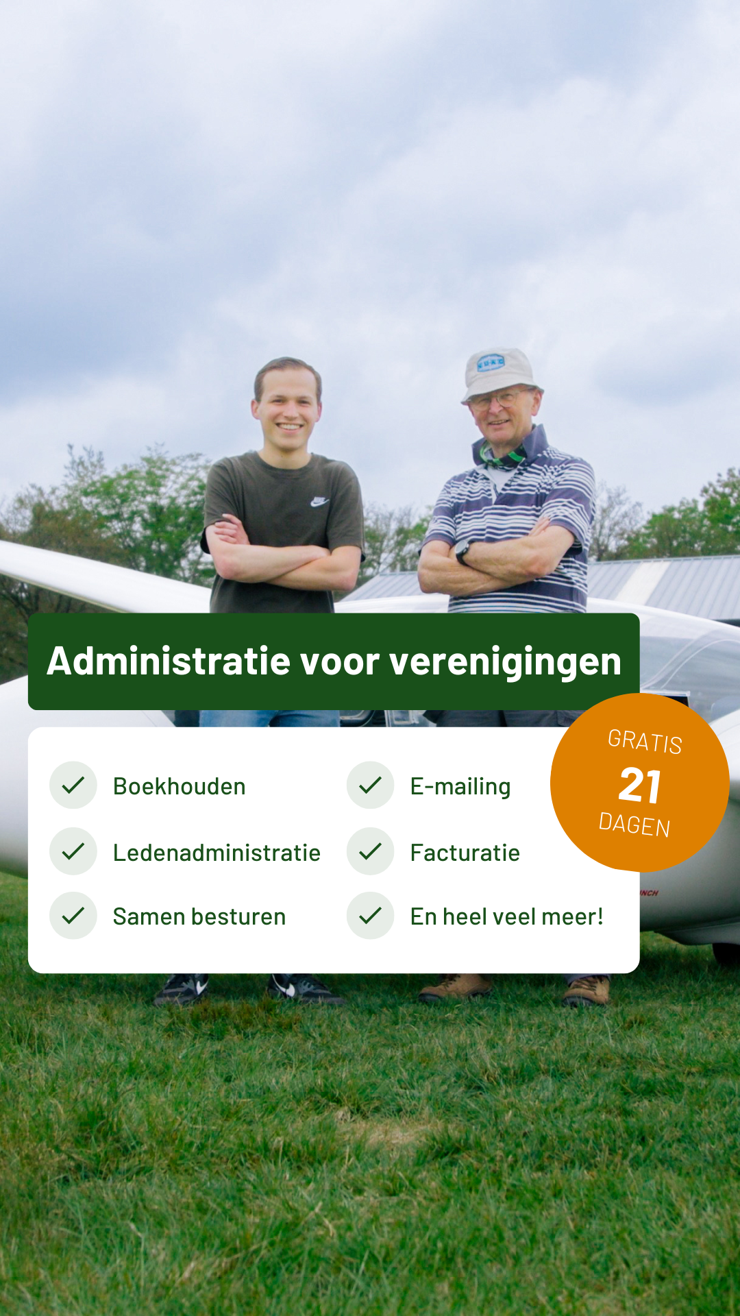 Conscribo Facebook ad: De online administratie software voor verenigingsbestuurders