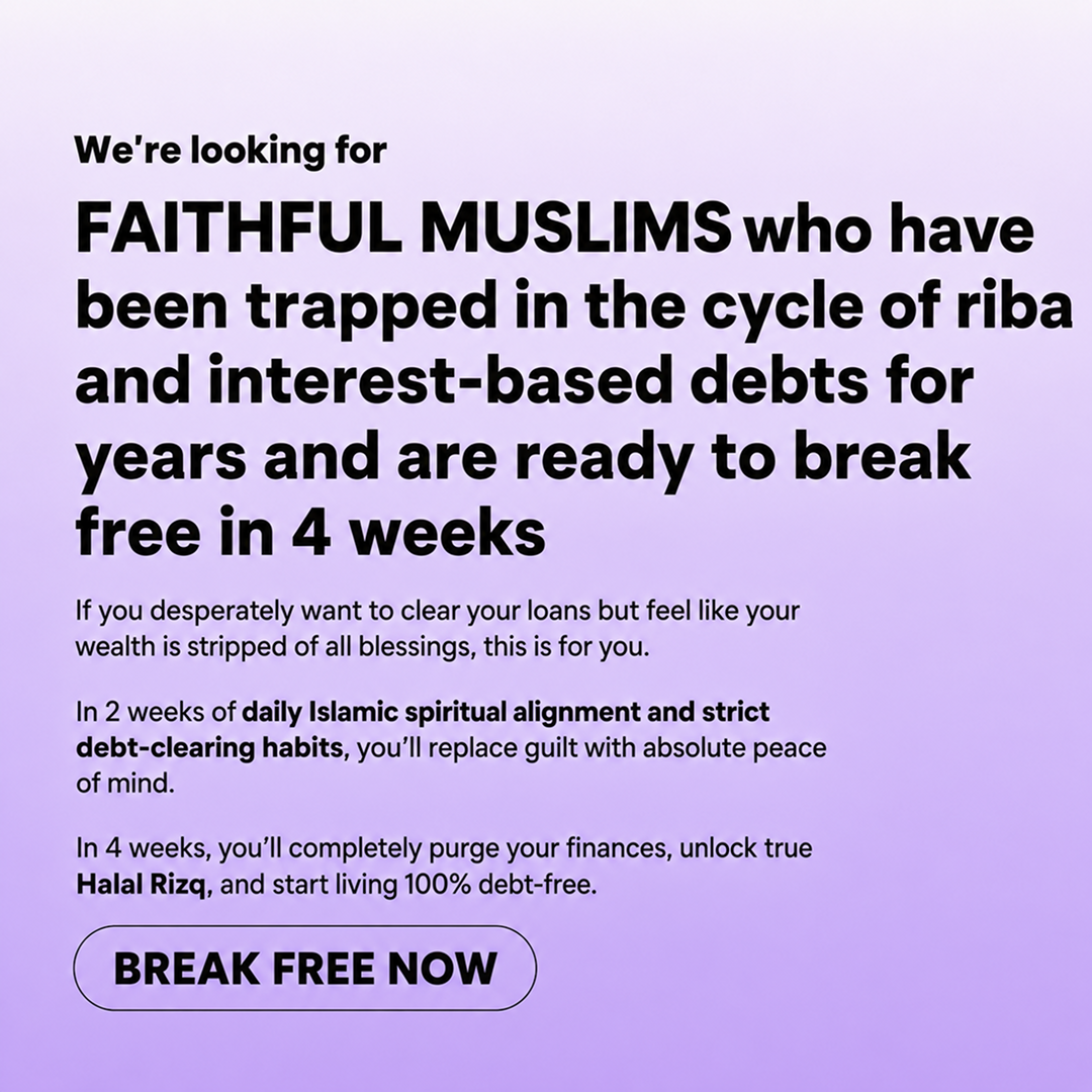 Advice from Imam Ibrahim Facebook ad