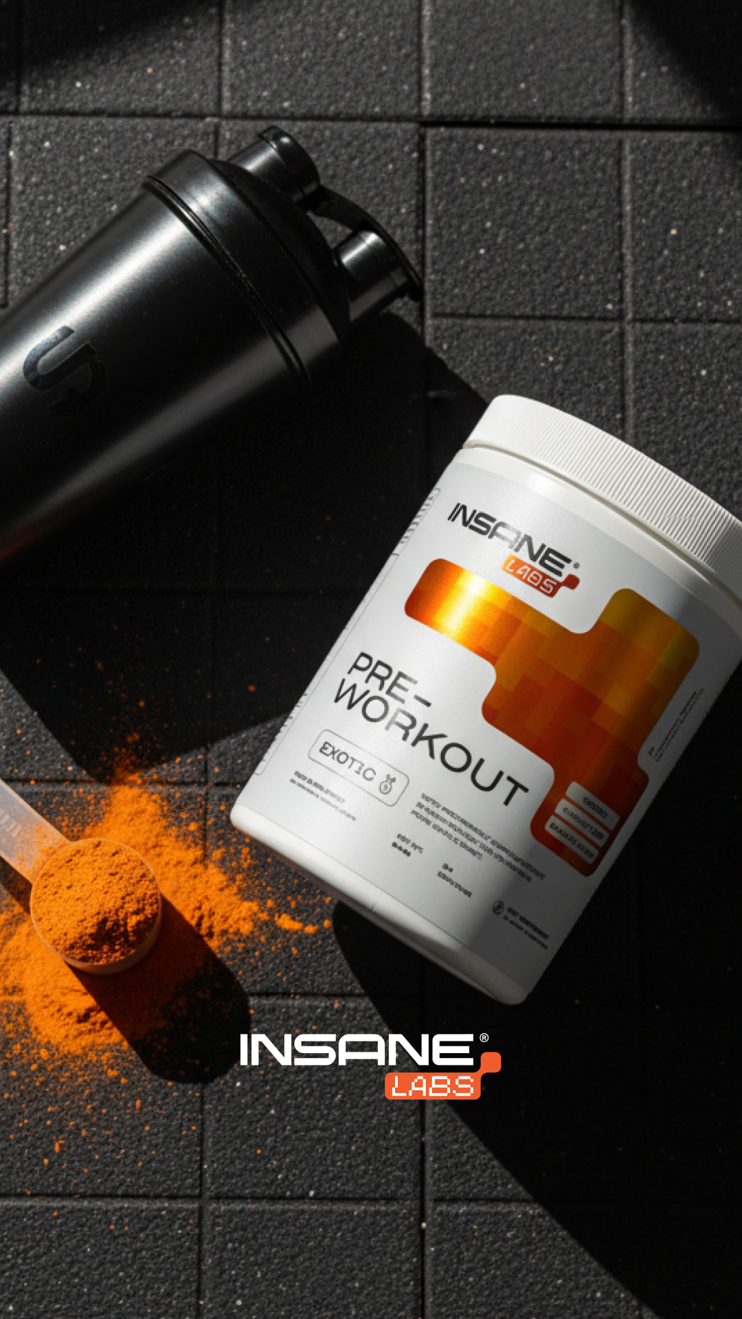 Insanefits Facebook ad: Gauk šiandien pre-workout su -18%