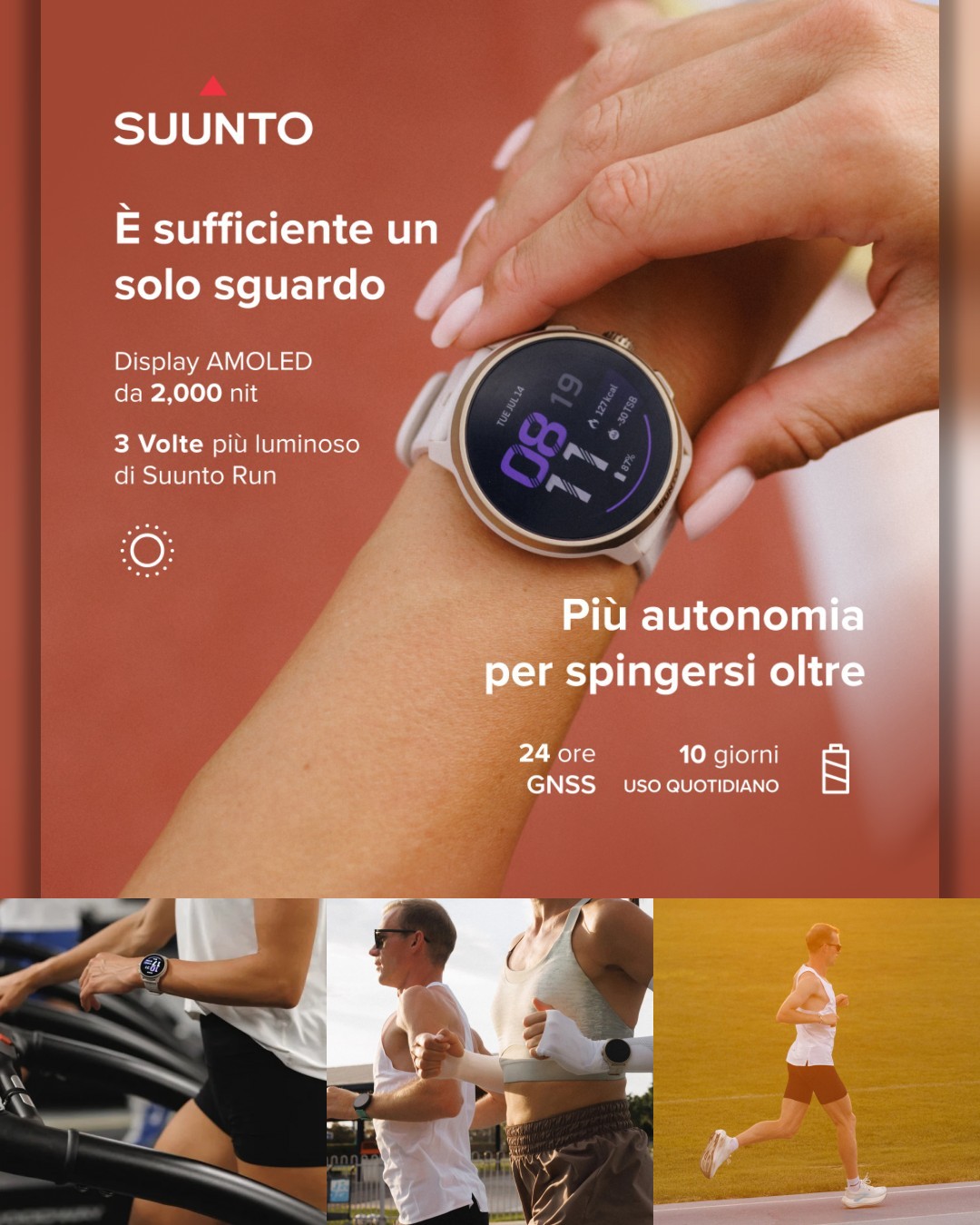 Suunto Facebook ad: Suunto Run 2. Scopri la prossima corsa