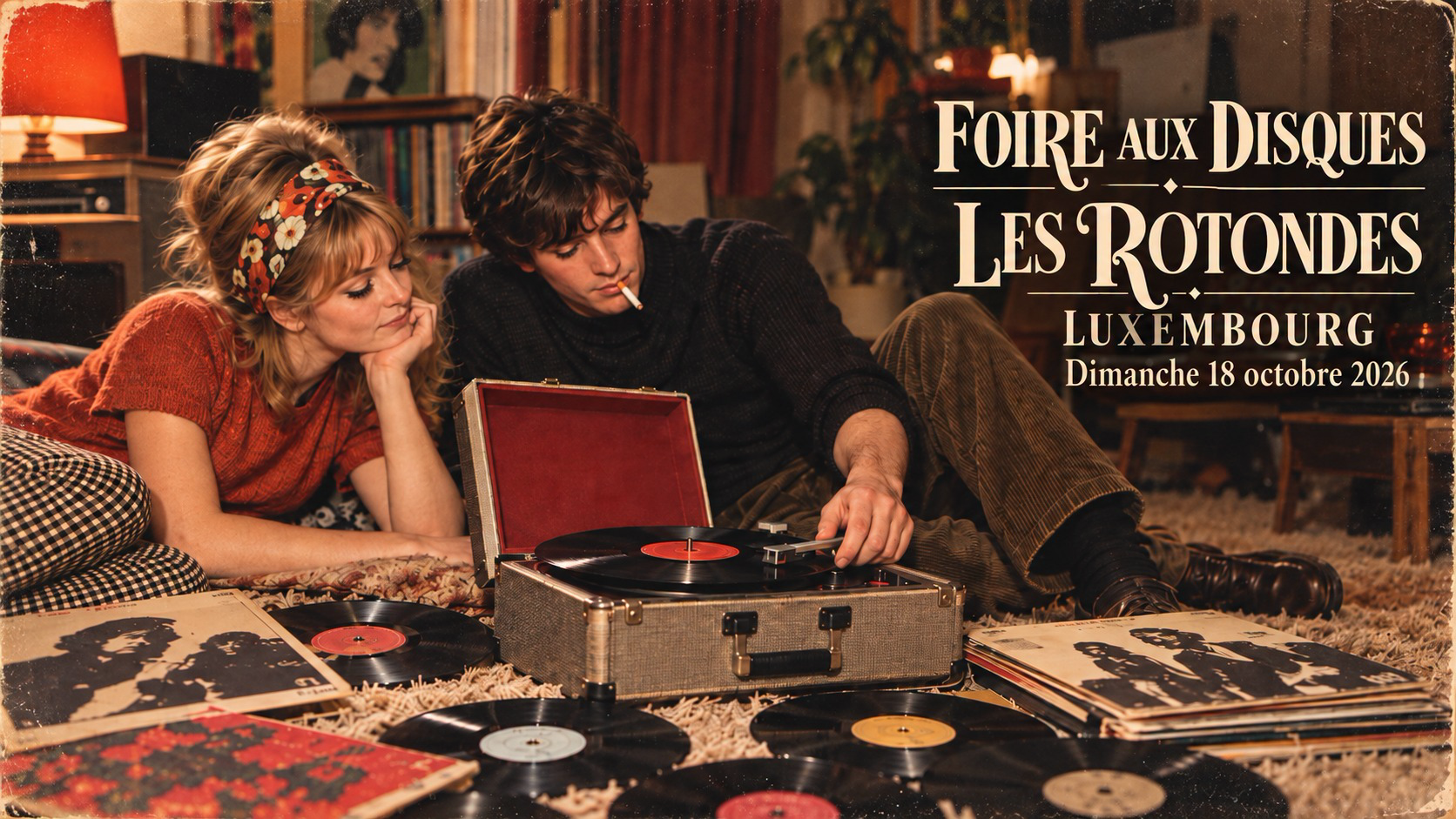 La Face Cachée Facebook ad: FOIRE AUX DISQUES DE LUXEMBOURG / DIMANCHE 18 OCTOBRE 2026…