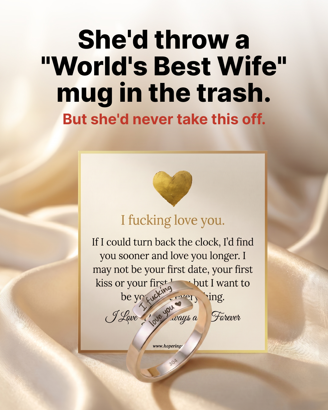 Hope Rings Facebook ad