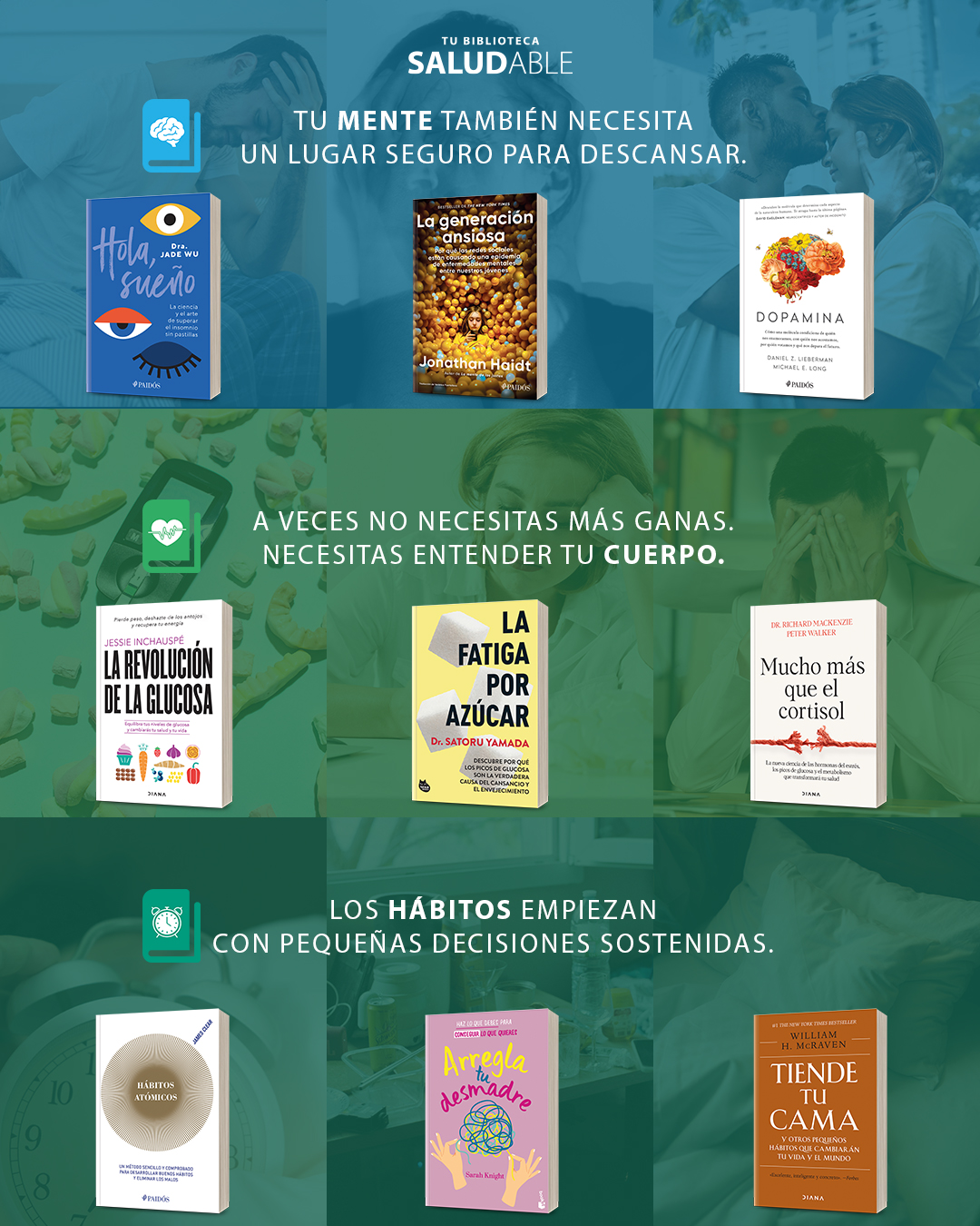 Planeta de Libros México Facebook ad: Tu mente, tu cuerpo y tus hábitos también…