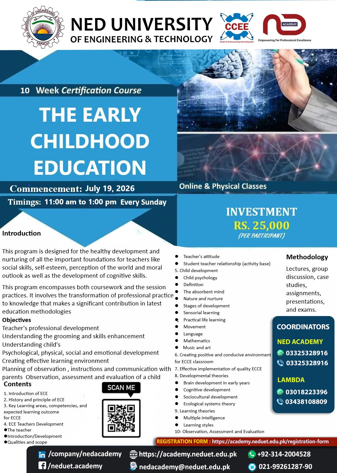 NED Academy, NED University of Engineering & Technology, Karachi Facebook ad