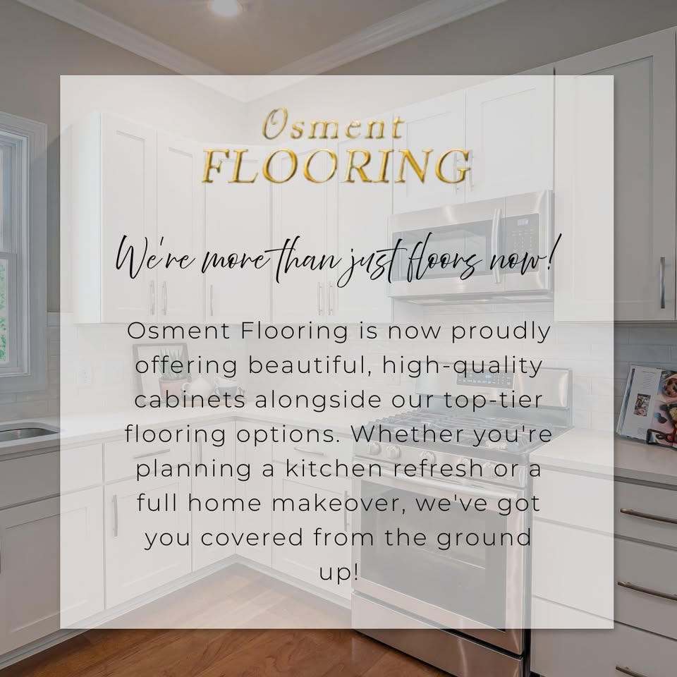 Osment Flooring Facebook ad: We’re more than just floors now!