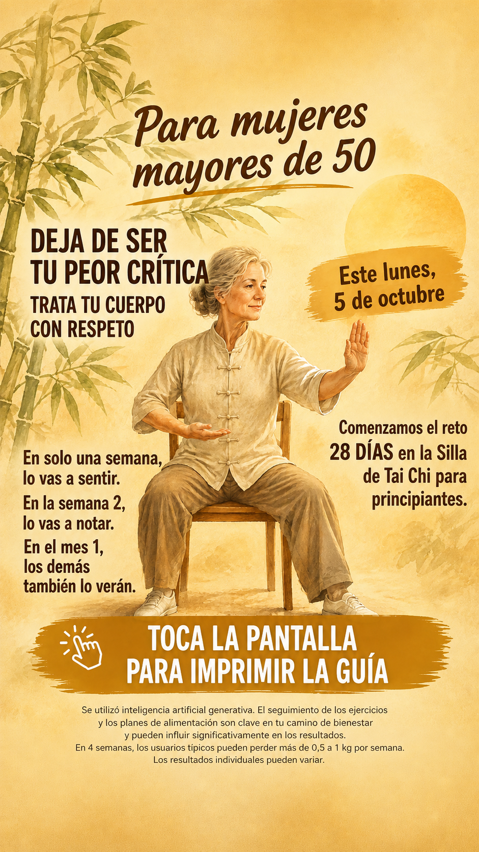 Lori Fitness Facebook ad: ¡Siéntete más fuerte, con más energía y activa…