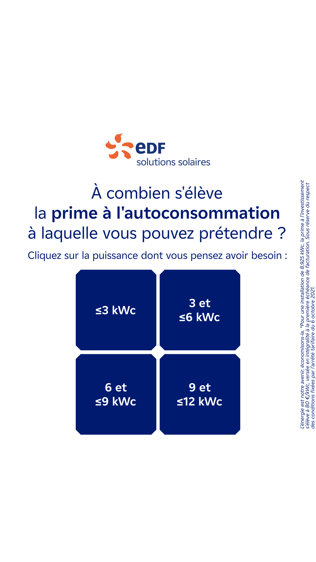 Mes offres EDF solutions solaires Facebook ad