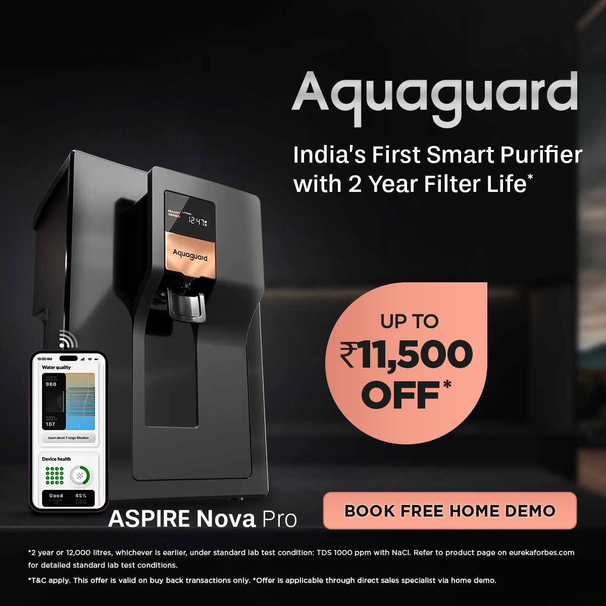 Eureka Forbes Facebook ad