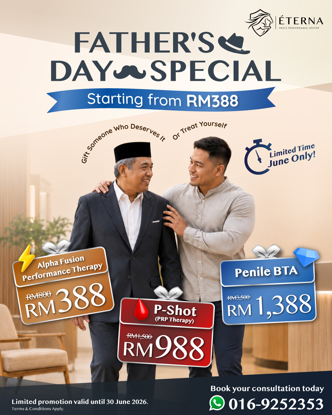 Eterna Men's Health Centre Facebook ad