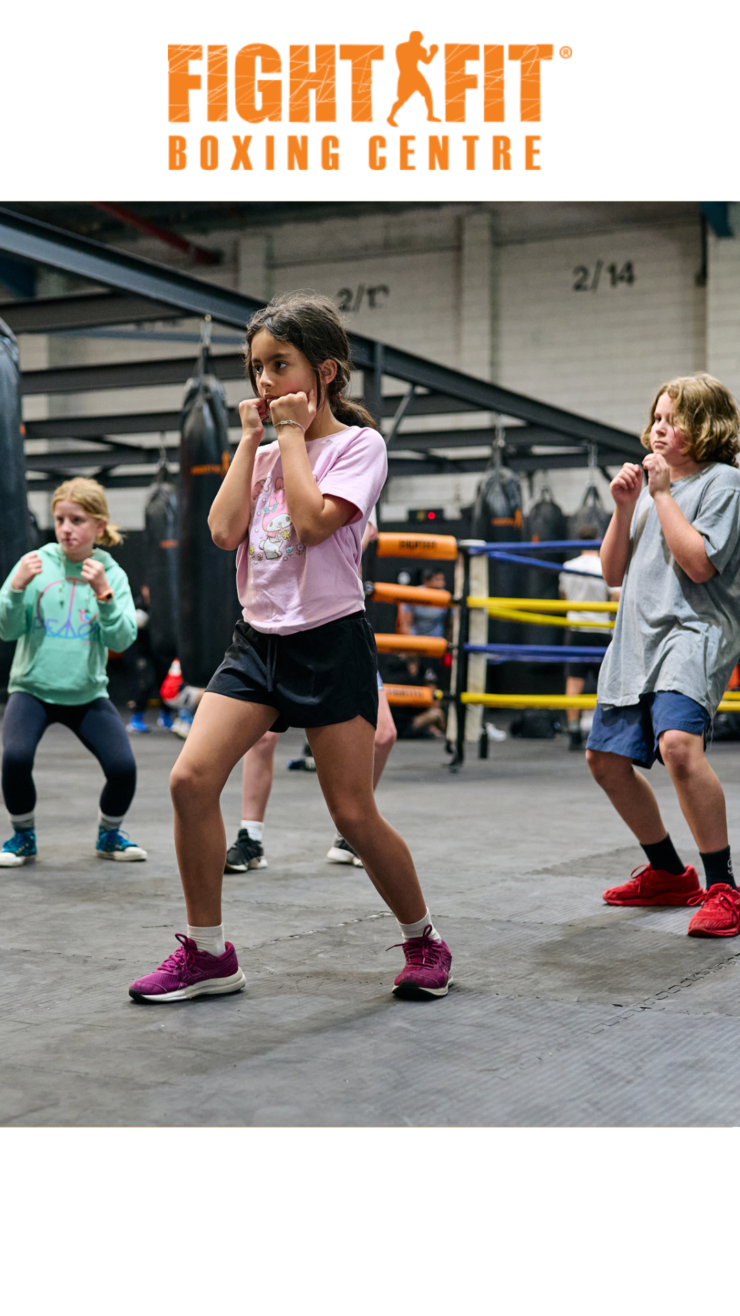 FightFit Boxing Centre Hamilton Facebook ad: Free Kids & Teens Boxing Classes!