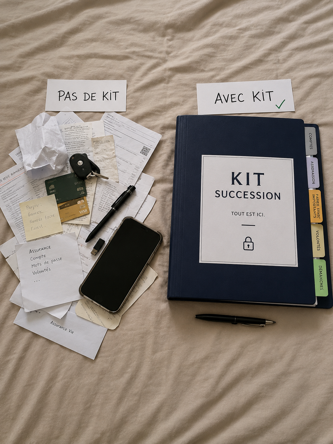 Le Kit Succession Facebook ad: Vos 26 documents sont déjà prêt?