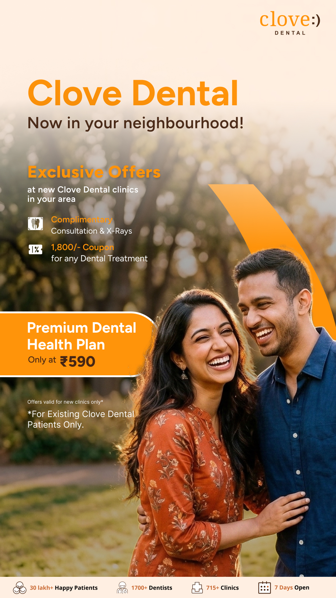 Clove Dental Facebook ad