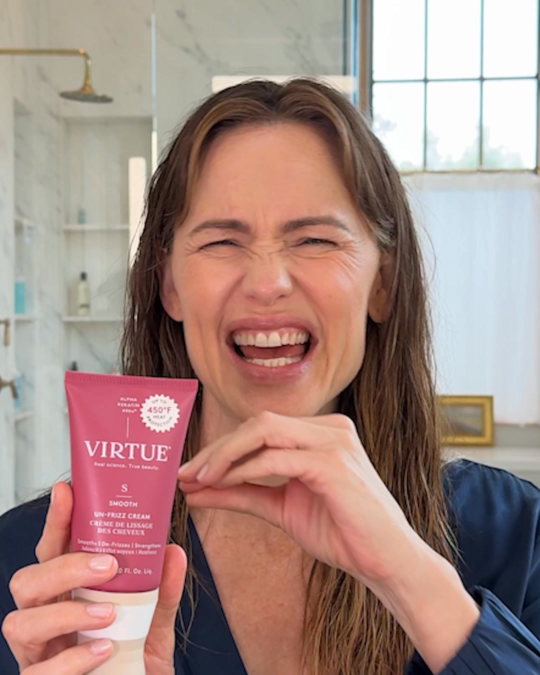 Virtue Labs Facebook ad: Shop Jen’s Summer Hair Favorites