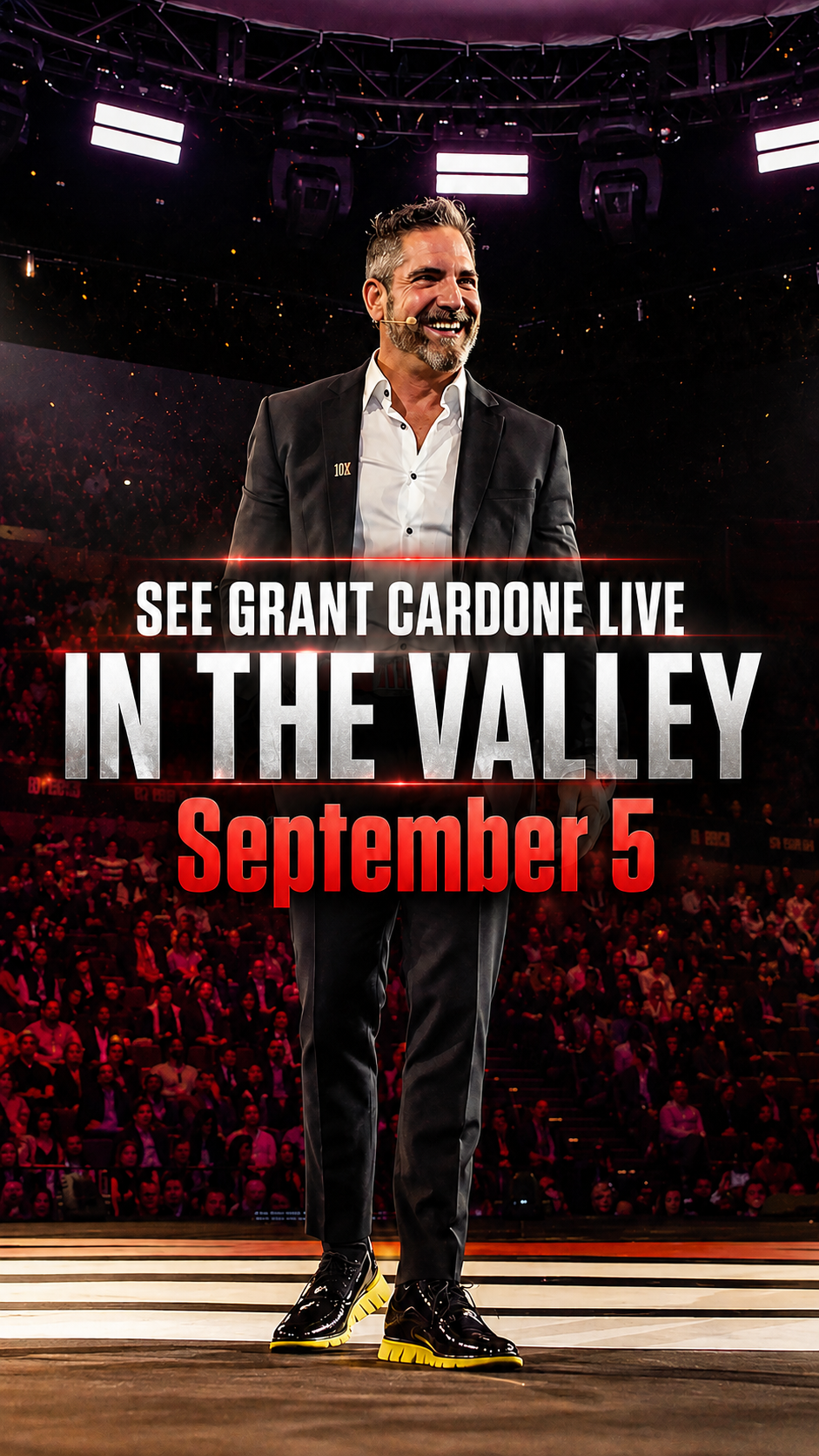 Grant Cardone Los Angeles Facebook ad: Grant & Elena Cardone Live in Los Angeles