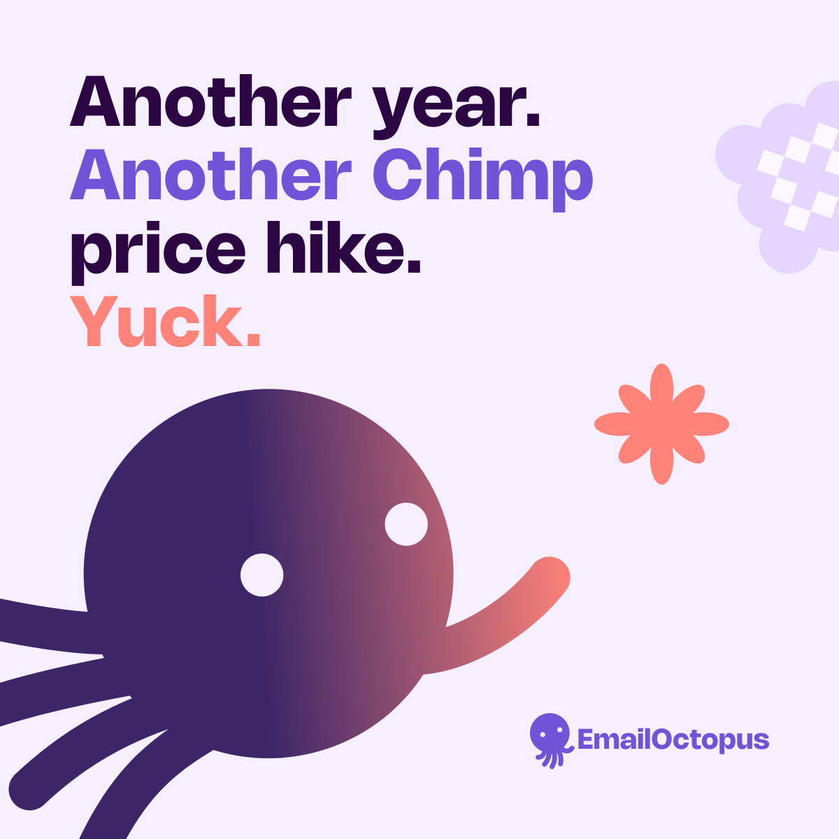 EmailOctopus Facebook ad