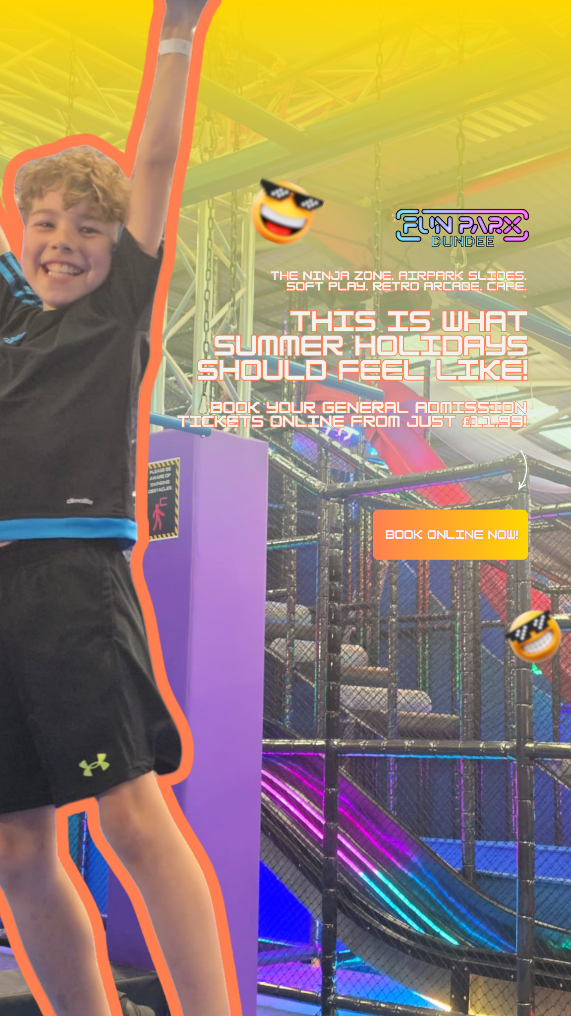 FUNPARX Dundee Facebook ad