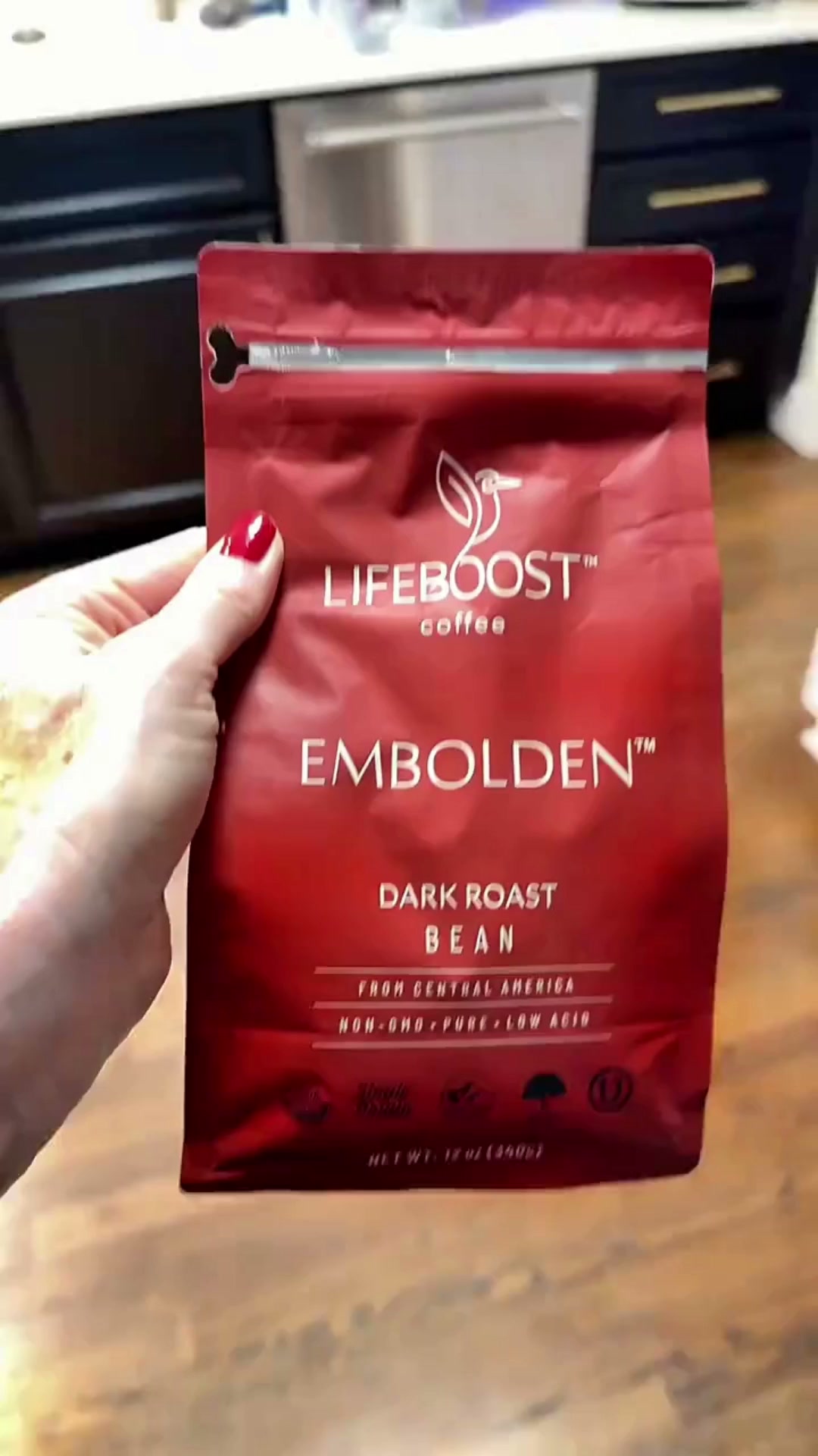 Lifeboost Coffee Facebook ad: You Might Just Ditch the Creamer.