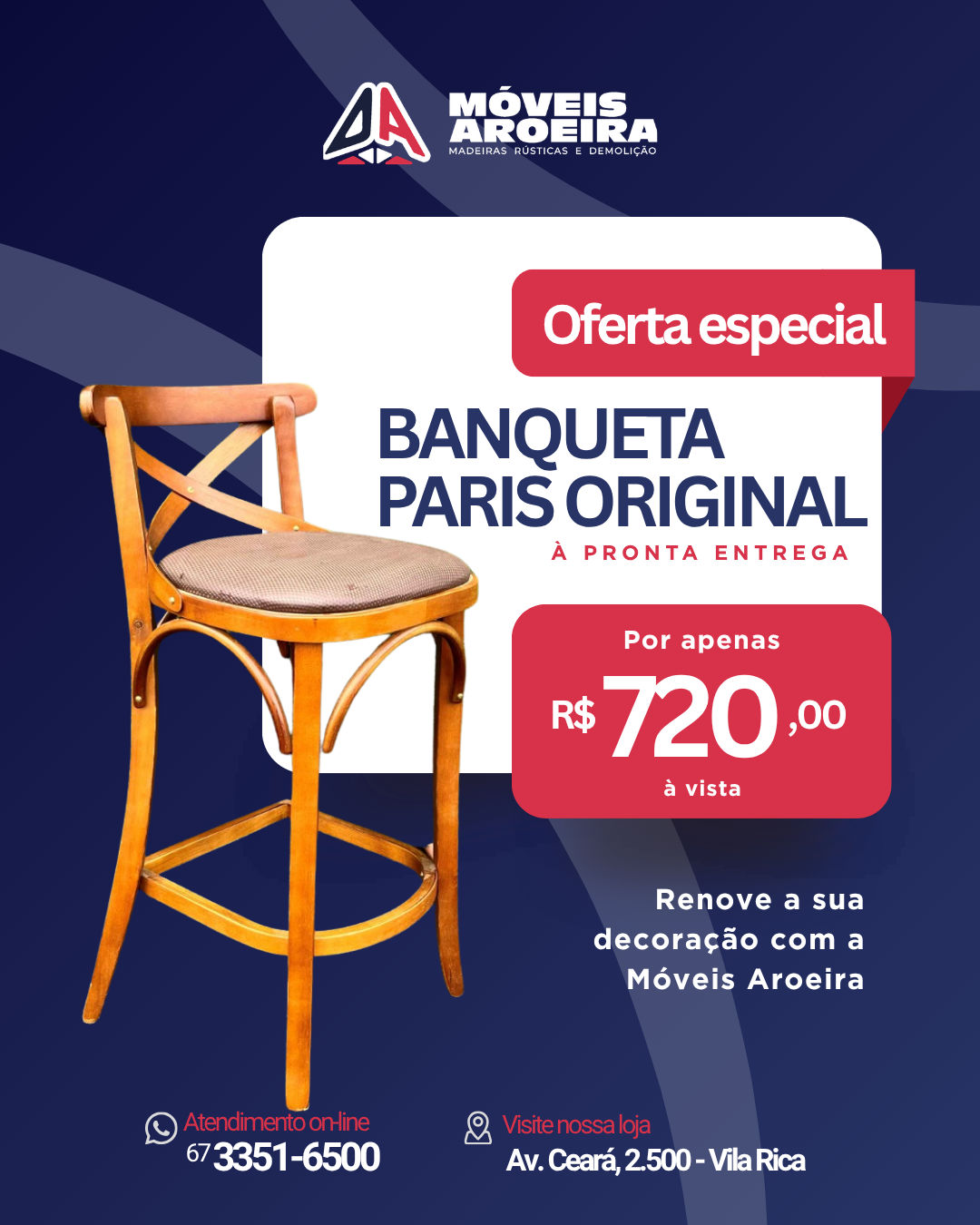 Móveis Aroeira Facebook ad
