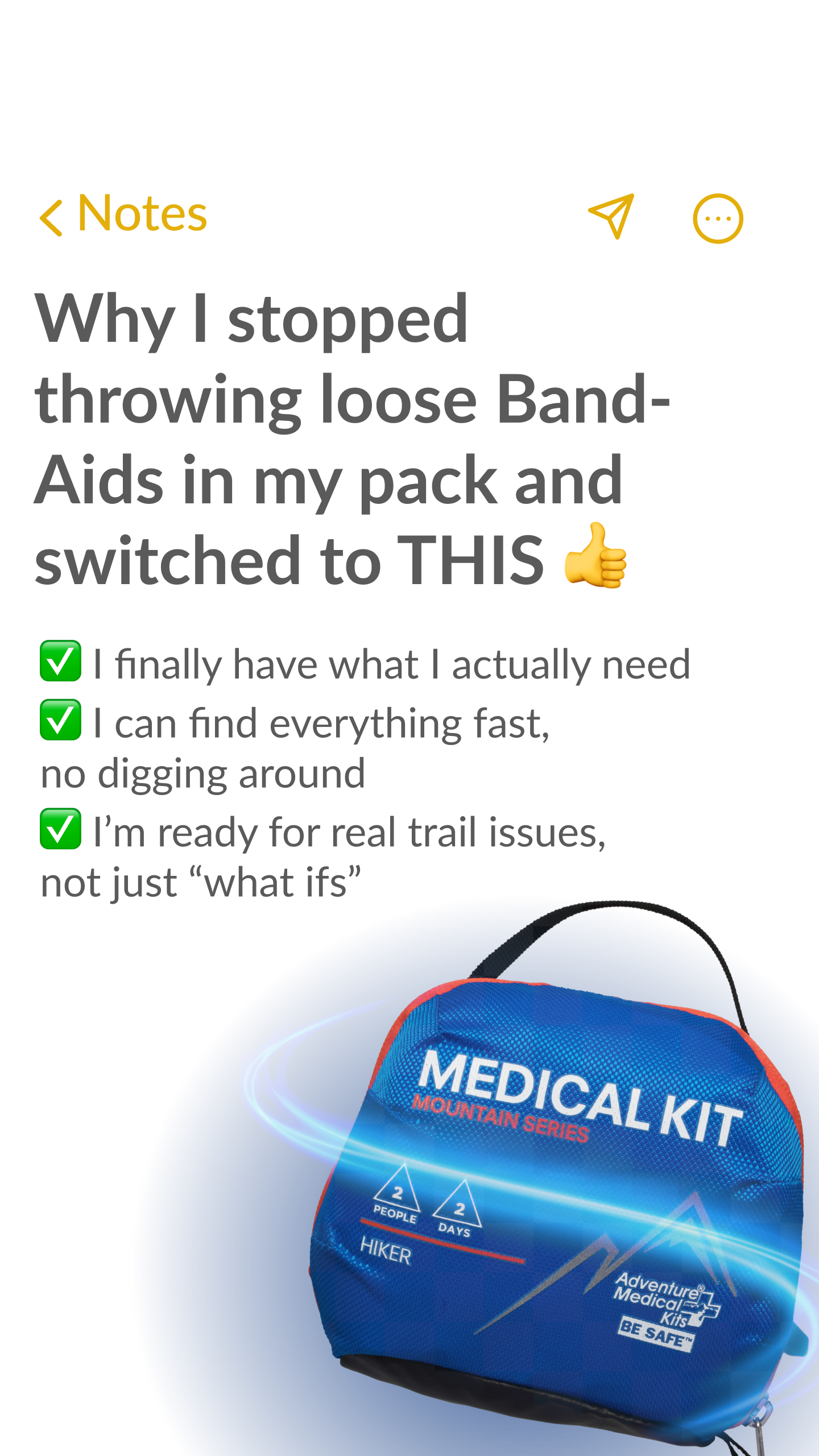 Adventure Medical Kits Facebook ad
