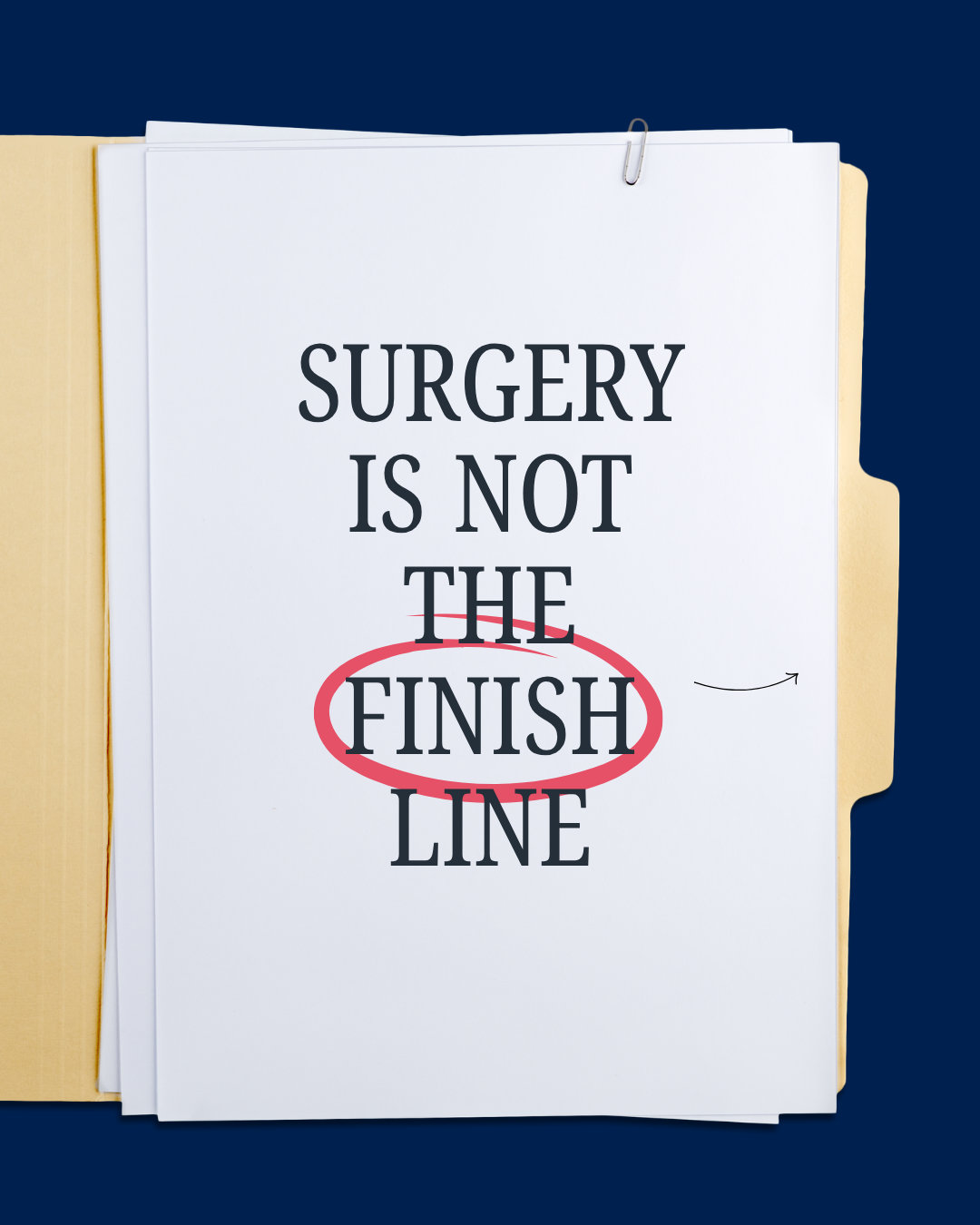 University Orthopedic Care Facebook ad: A successful surgery still depends on what happens…