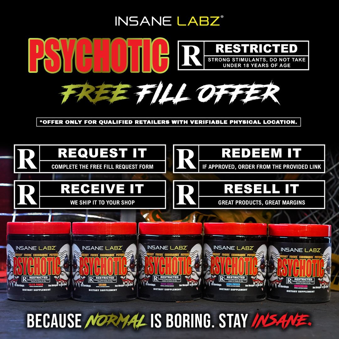 Insane Labz Facebook ad
