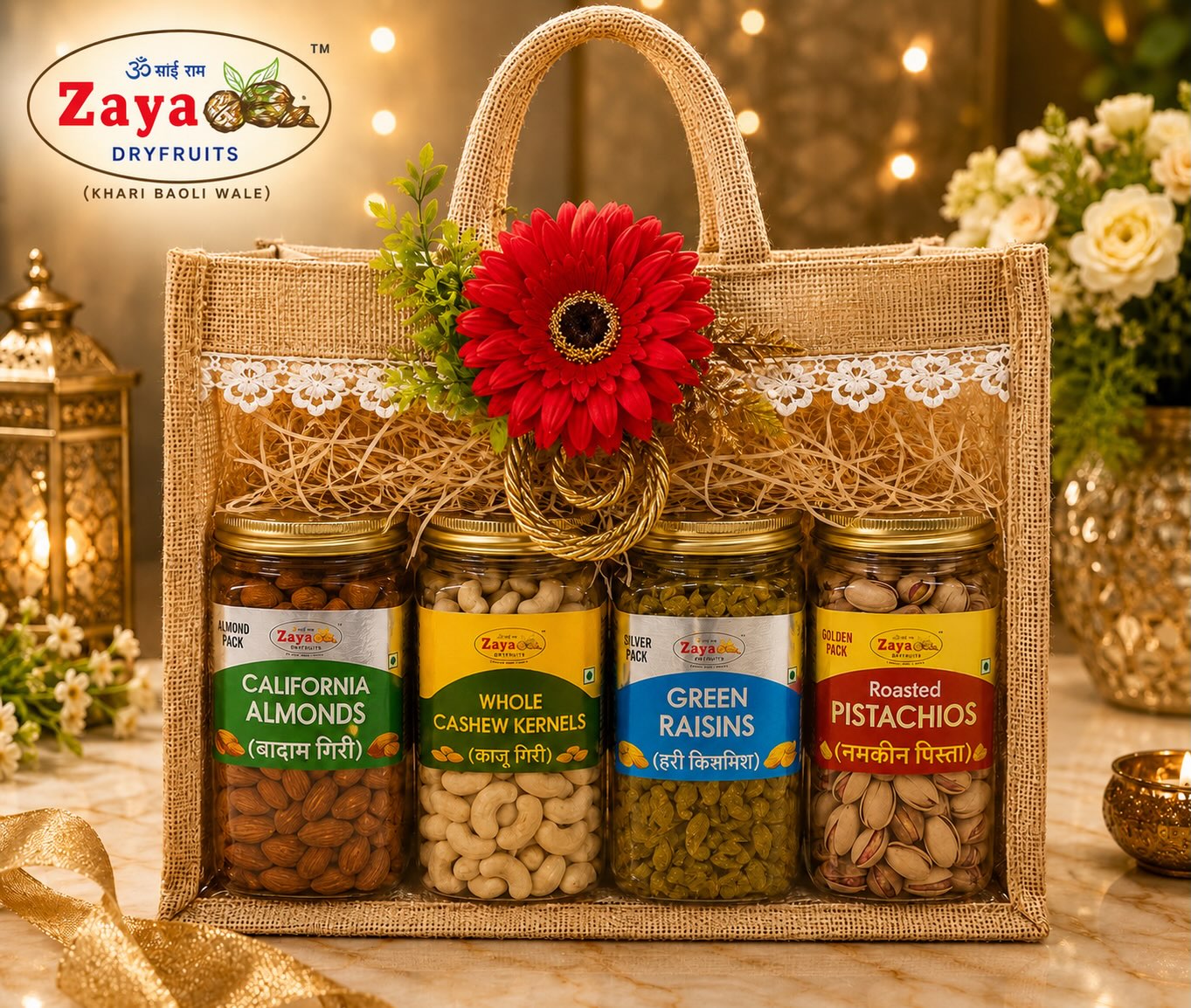 Zaya DryFruits Facebook ad: New Zaya Garnet Grande Hamper Gift