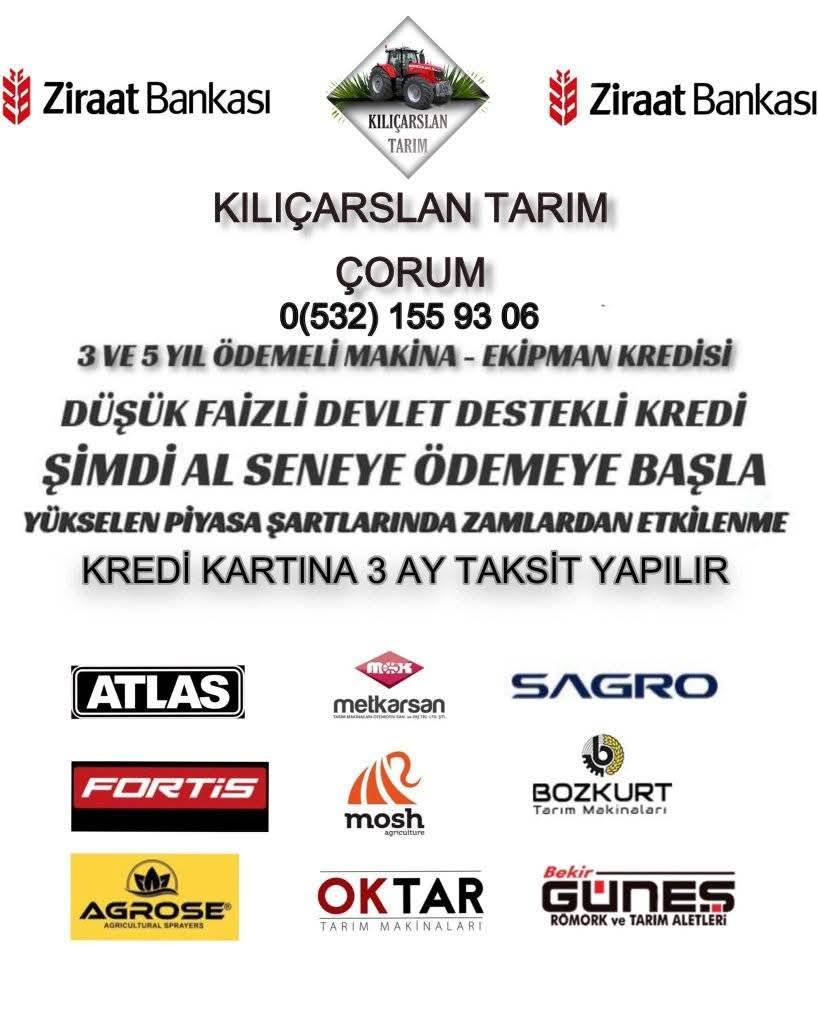 Kılıçarslan Tarım&Zirai Aletler Facebook ad: Kılıçarslan Tarım Traktör Olarak- Çorum Merkez’de gübre…