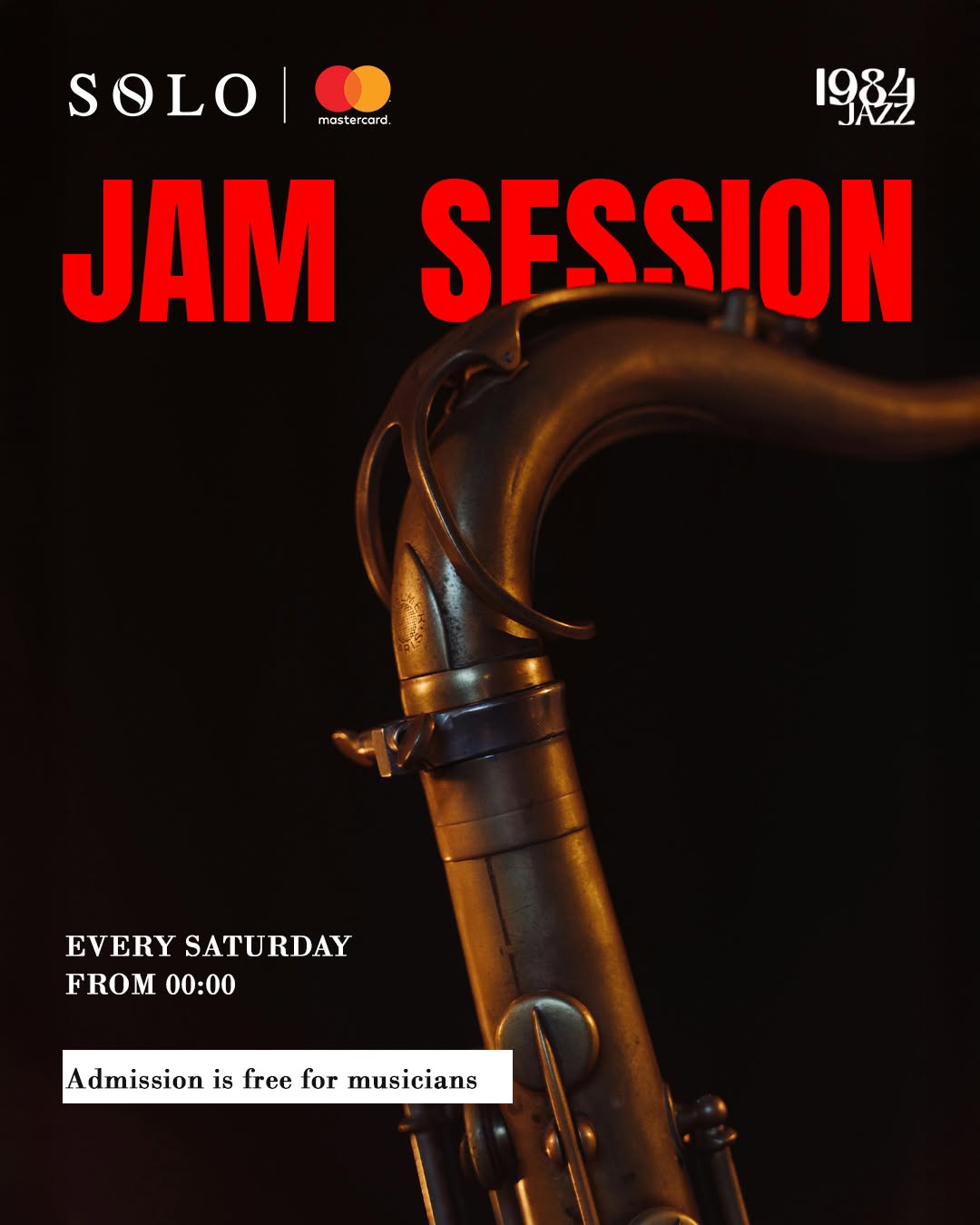 Jazz Club 1984 Facebook ad: ๐๐ฏ๐๐ซ๐ฒ ๐๐๐ญ๐ฎ๐ซ๐๐๐ฒ ๐๐๐ฆ ๐๐๐ฌ๐ฌ๐ข๐จ๐ง ๐
๐ซ๐จ๐ฆโฆ