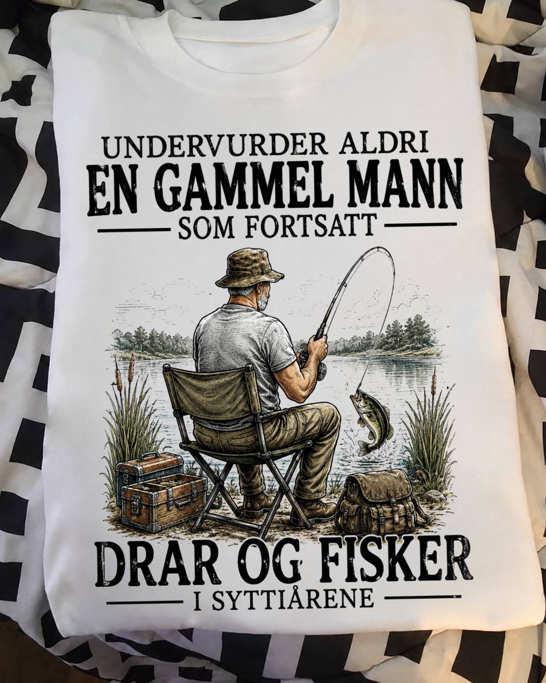 Funny T-shirts Facebook ad: Bestill her: https://shirtol.top/fisker