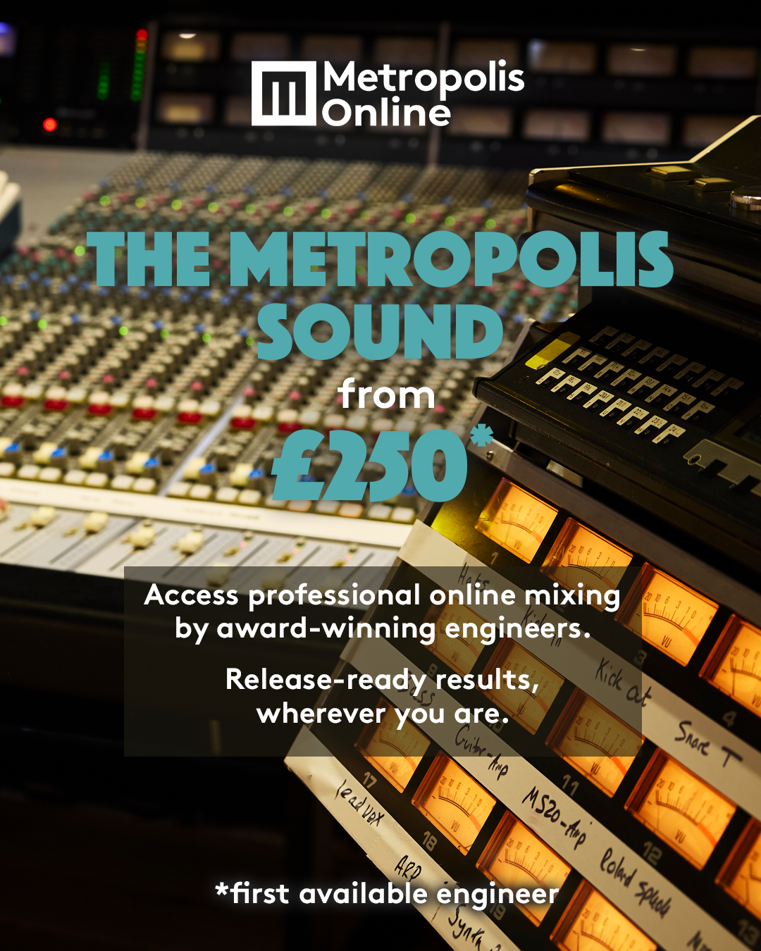 Metropolis Studios Facebook ad