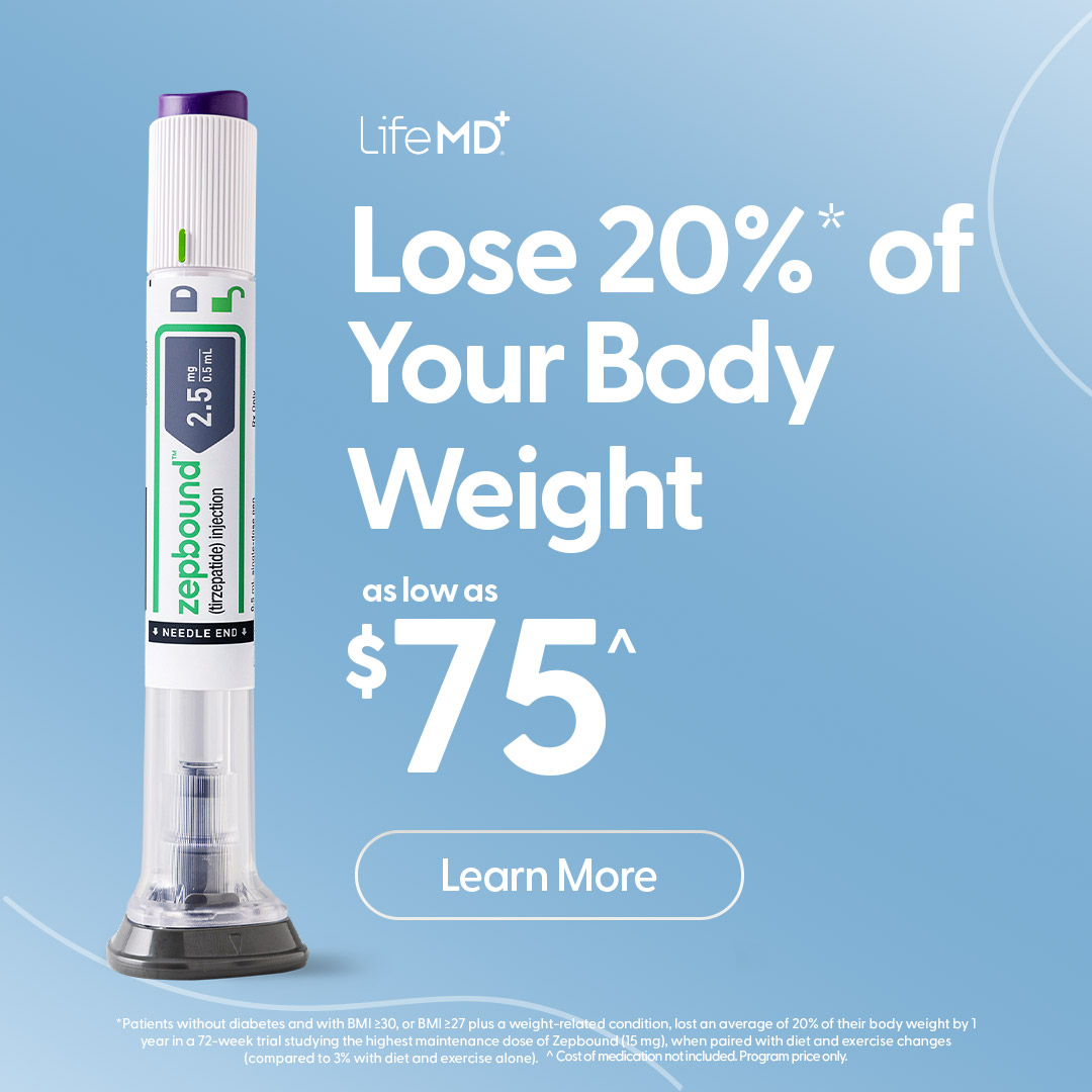 Life MD Facebook ad: Struggling to Lose Weight? LifeMD Can Help!